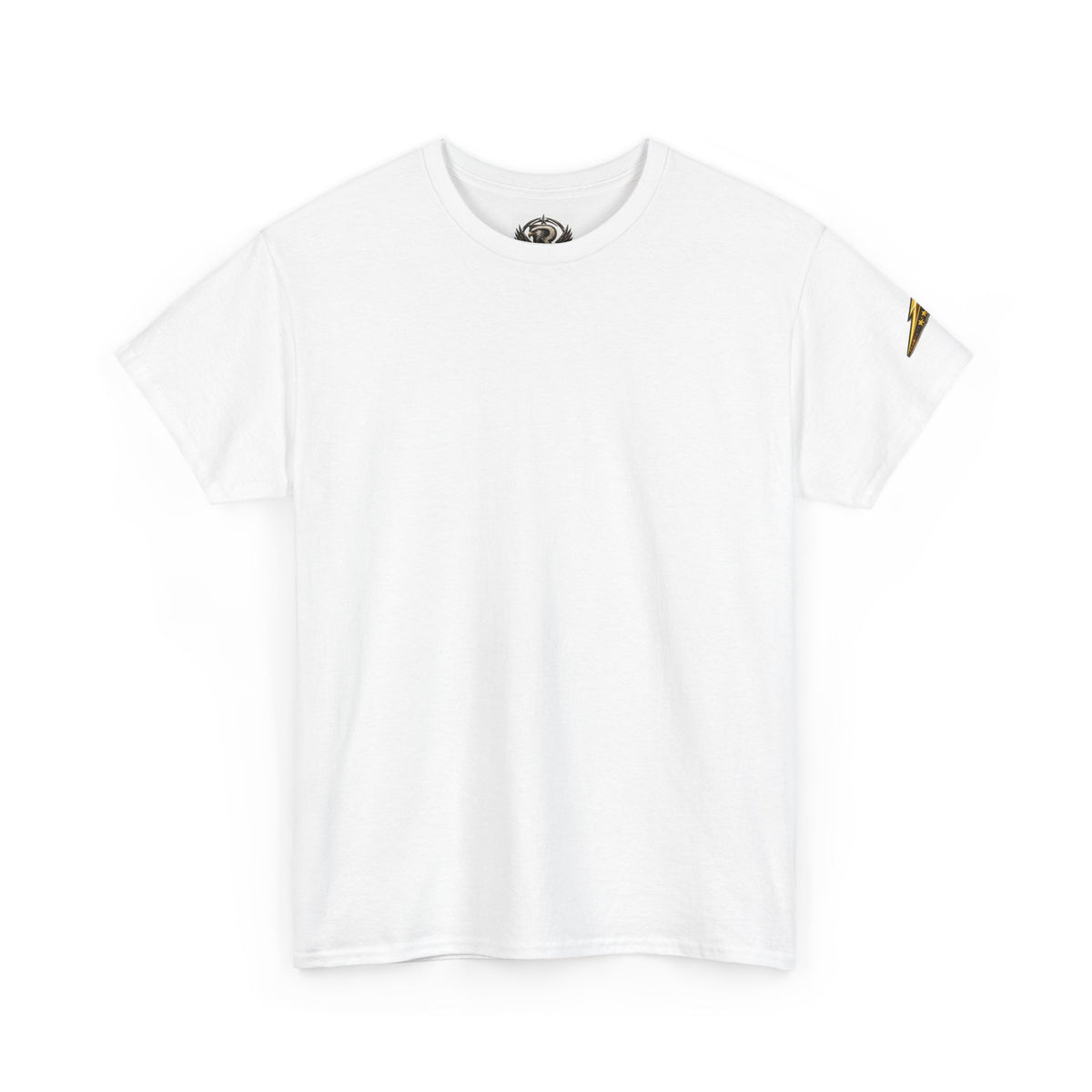 Jet Fighter Backprint Tee — Rocket Afterburner Aviation Graphic Shirt