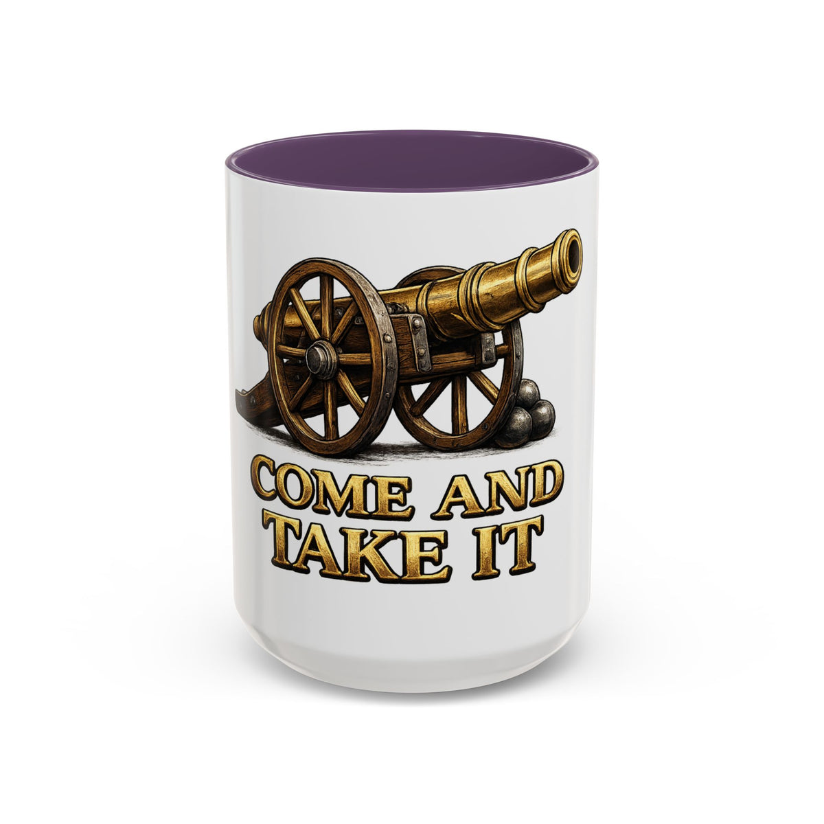 Come and Take It Coffee Mug - Cannon Graphic Patriotic Tea Cup