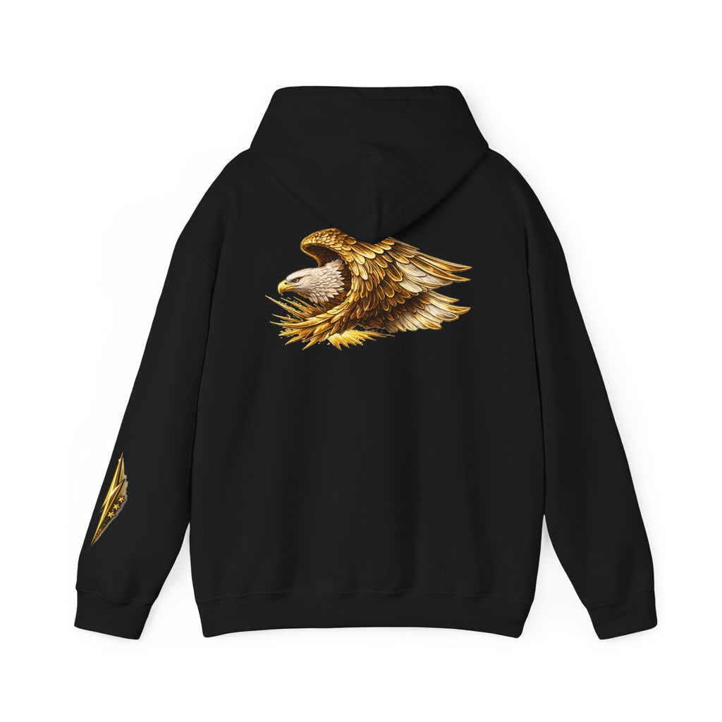 Eagle Wings Hoodie — Golden Bald Eagle Graphic Pullover
