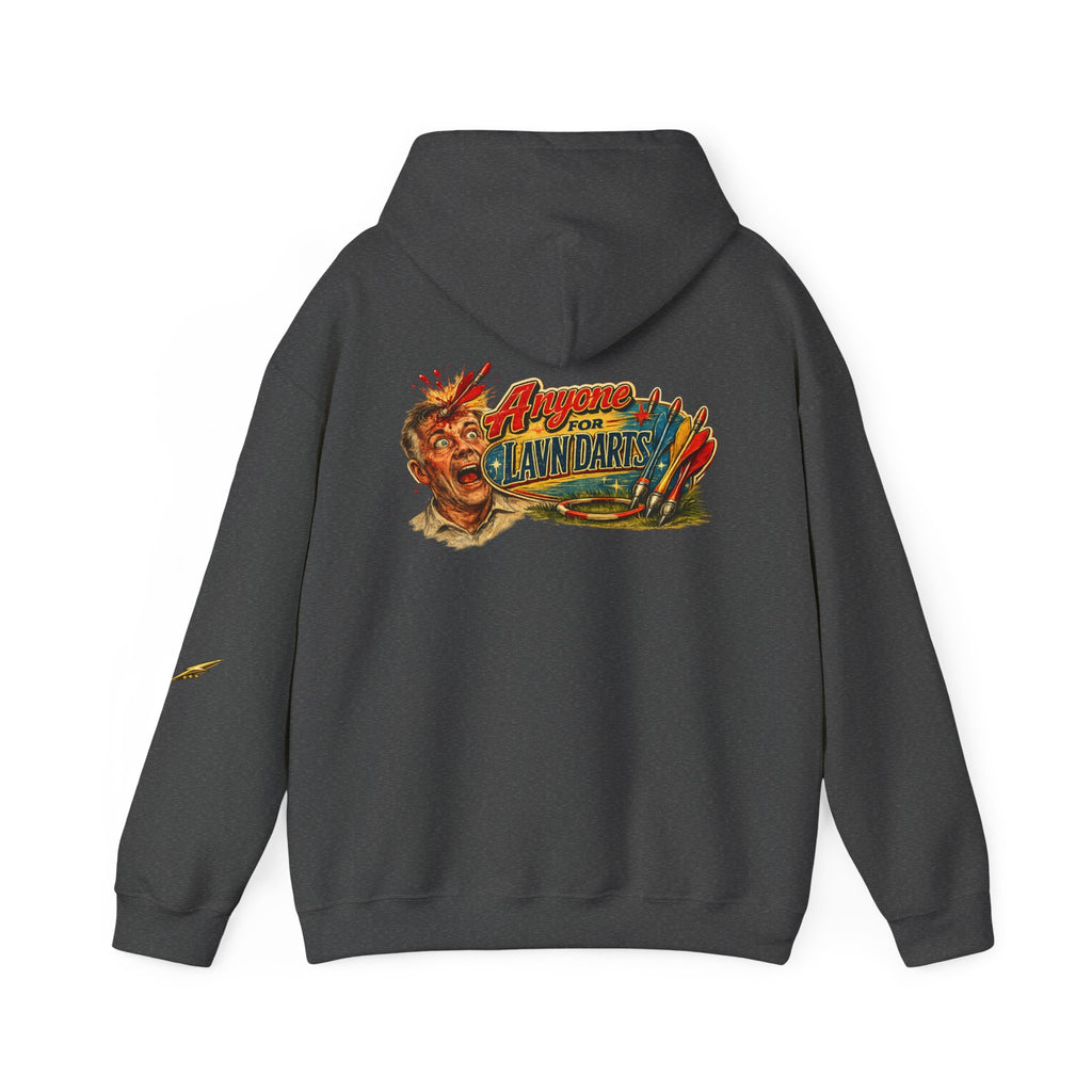 Hoodie - Awesome Lawn Darts Vintage Graphic Hoodie