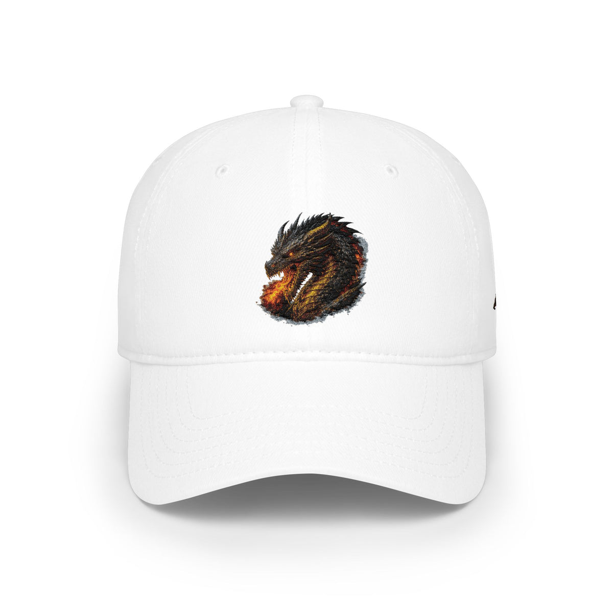 Dragon Head Embroidered Cap — Low Profile Baseball Hat