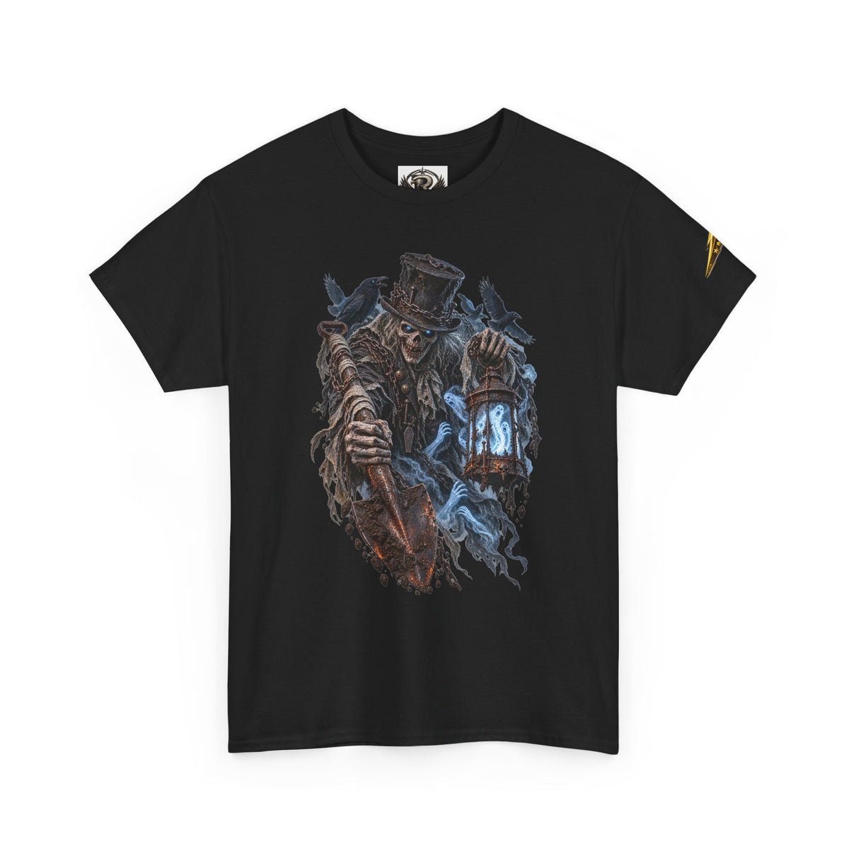 Gothic Reaper Tee — Dark Victorian Grim Reaper Graphic T-Shirt