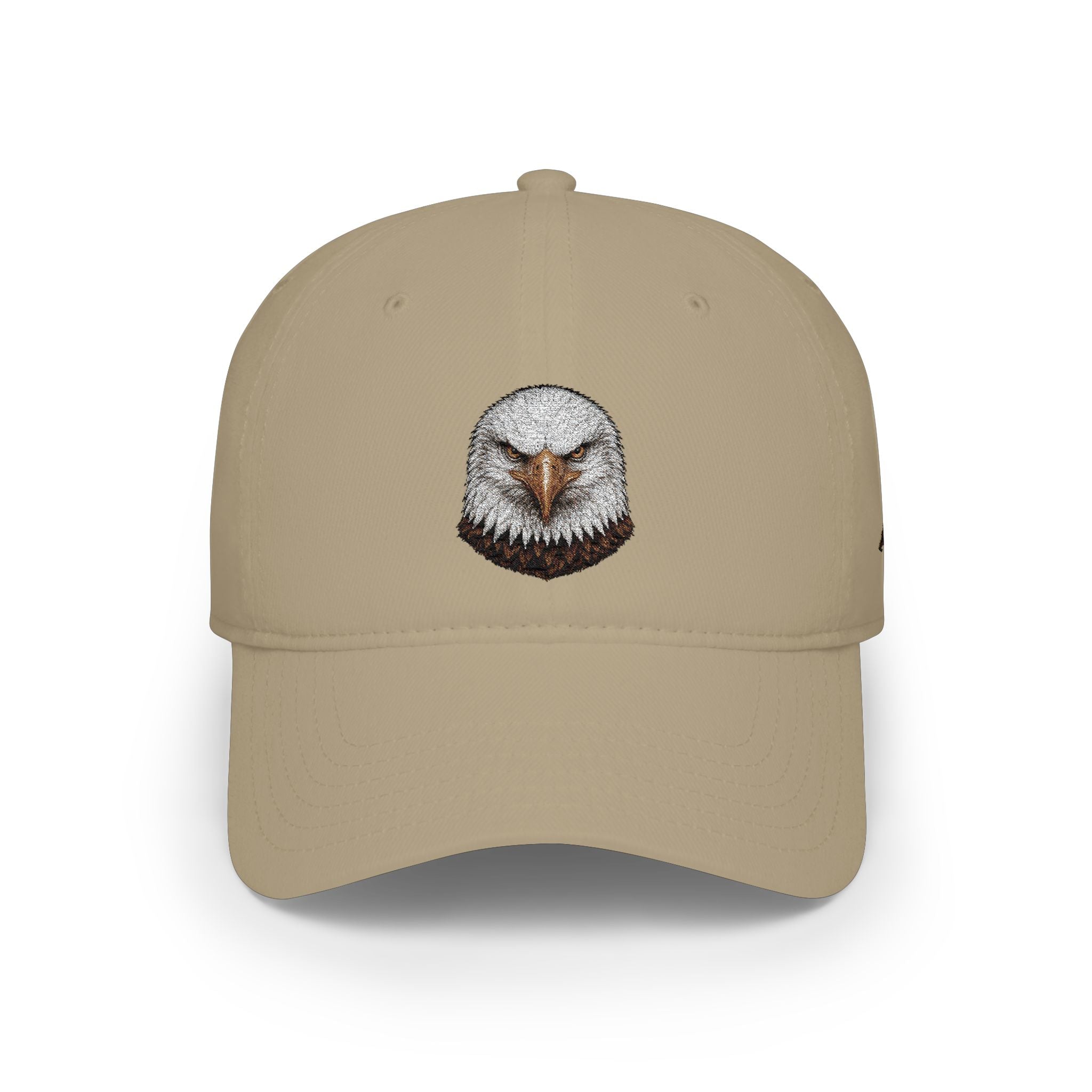 Eagle Head Embroidered Low-Profile Baseball Cap