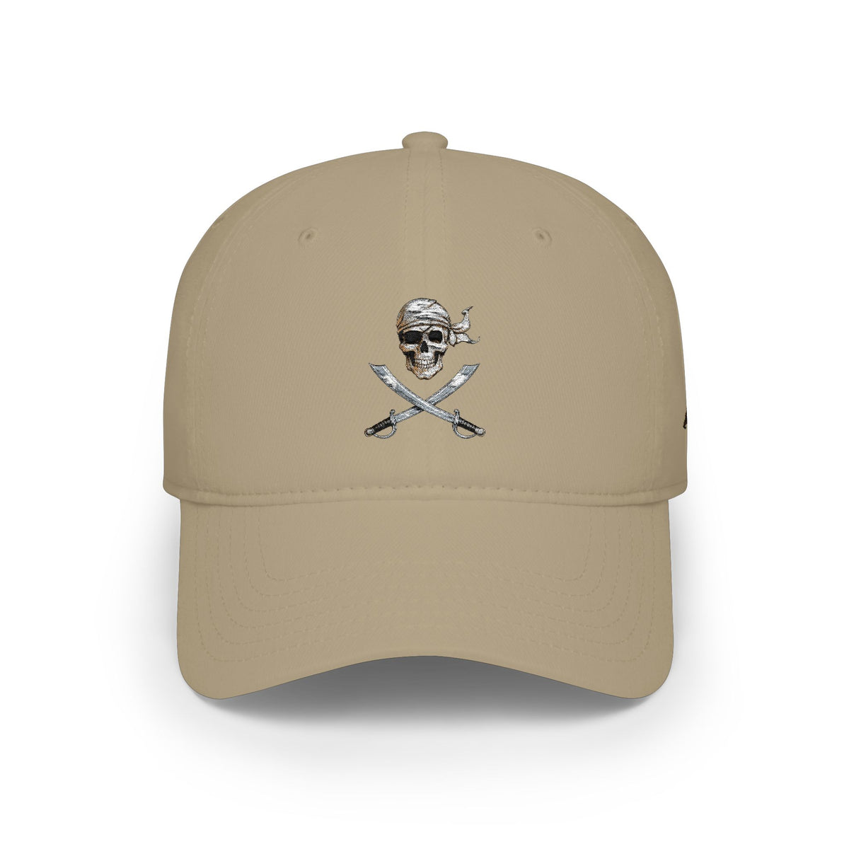 Skull & Crossbones Low Profile Baseball Cap – Pirate Hat