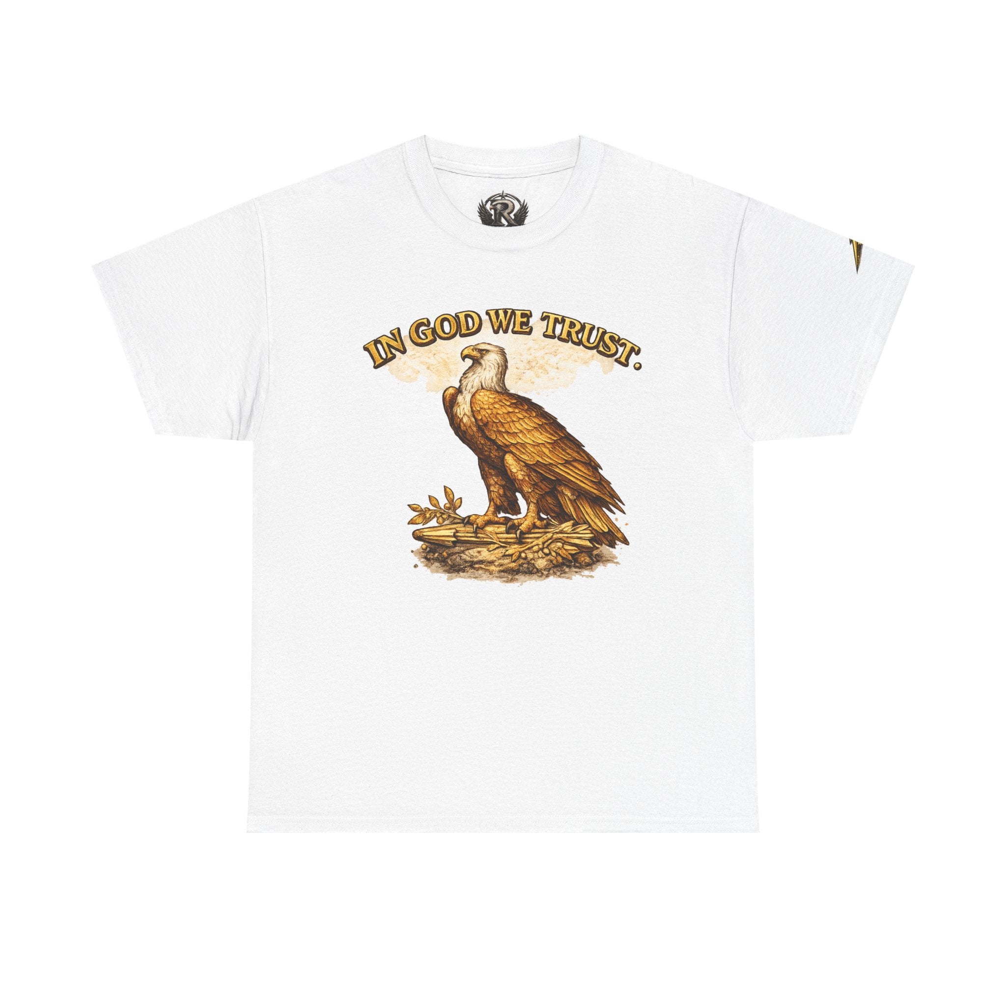 T-Shirt — "In God We Trust" Eagle & American Flag Patriotic Tee