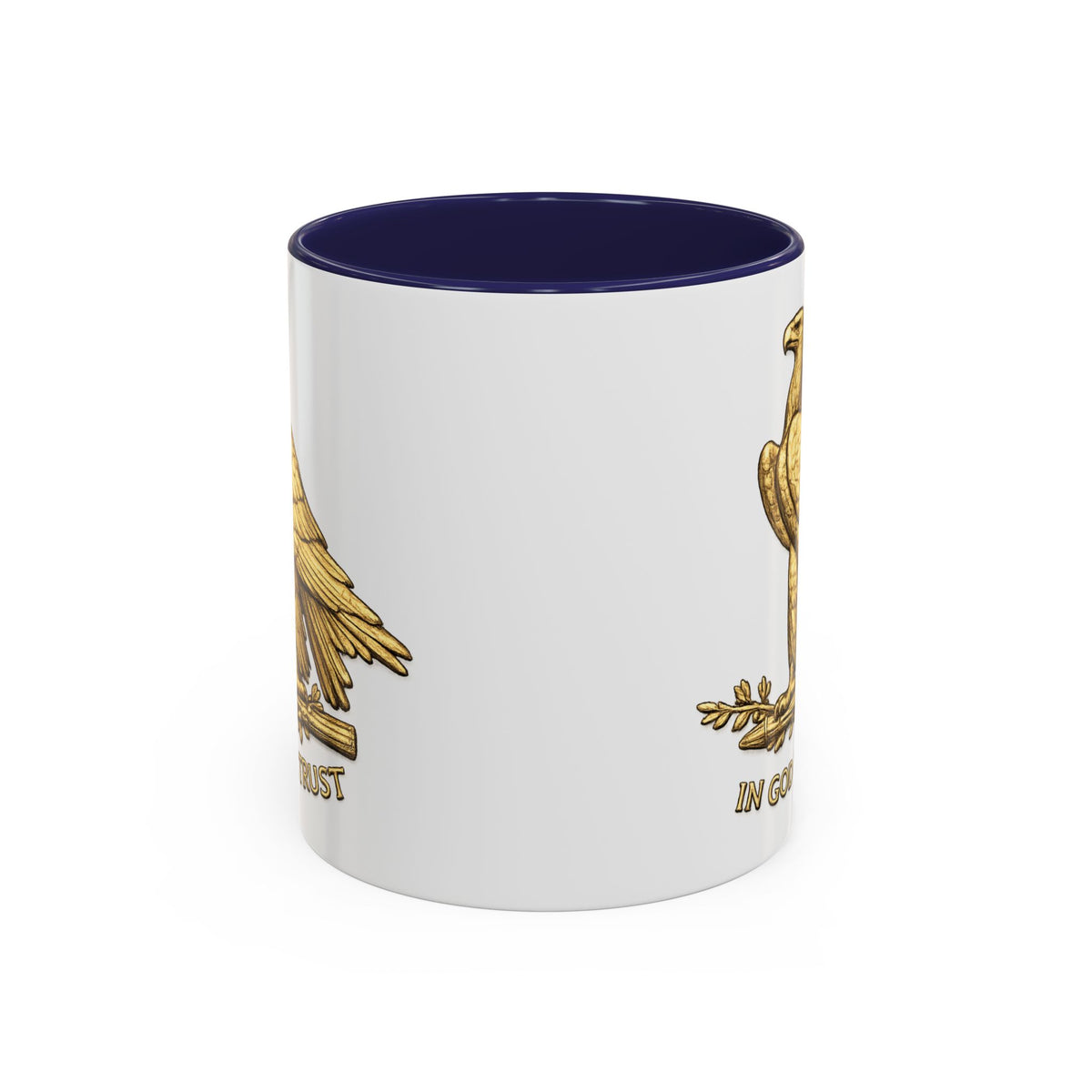 Gold Eagle "In God We Trust" Accent Coffee Mug