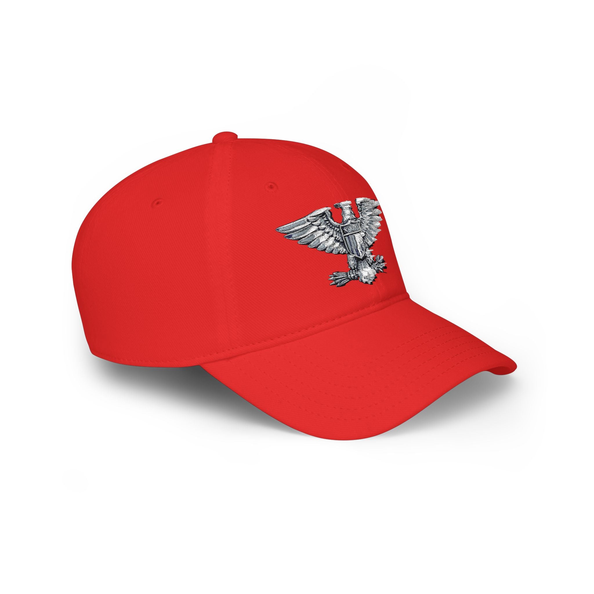 Low Profile Baseball Cap — Large Embroidered Colonel Eagle (Vintage, Multiple Colors)