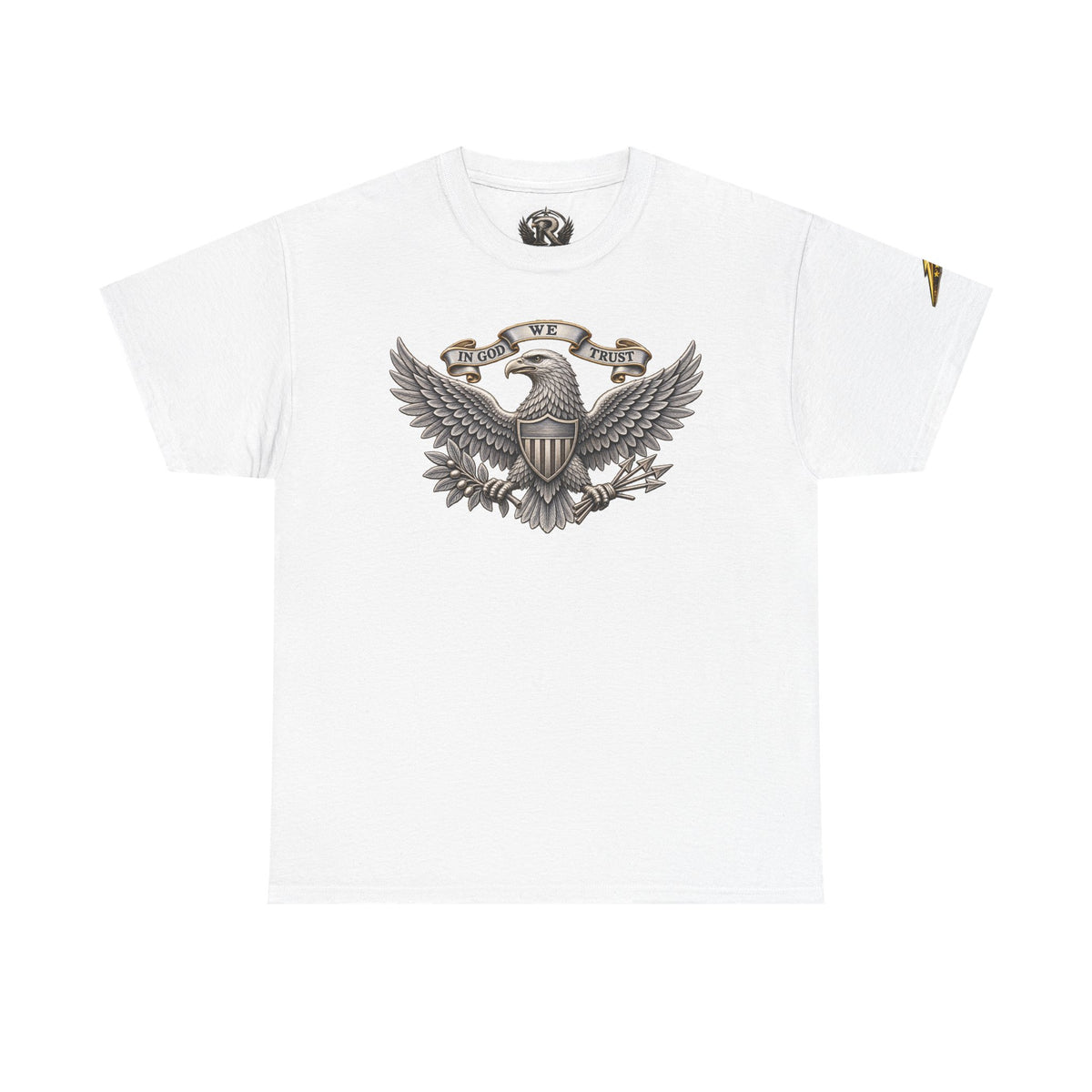 Patriotic Eagle Graphic Tee – American Shield Front & Back T‑Shirt