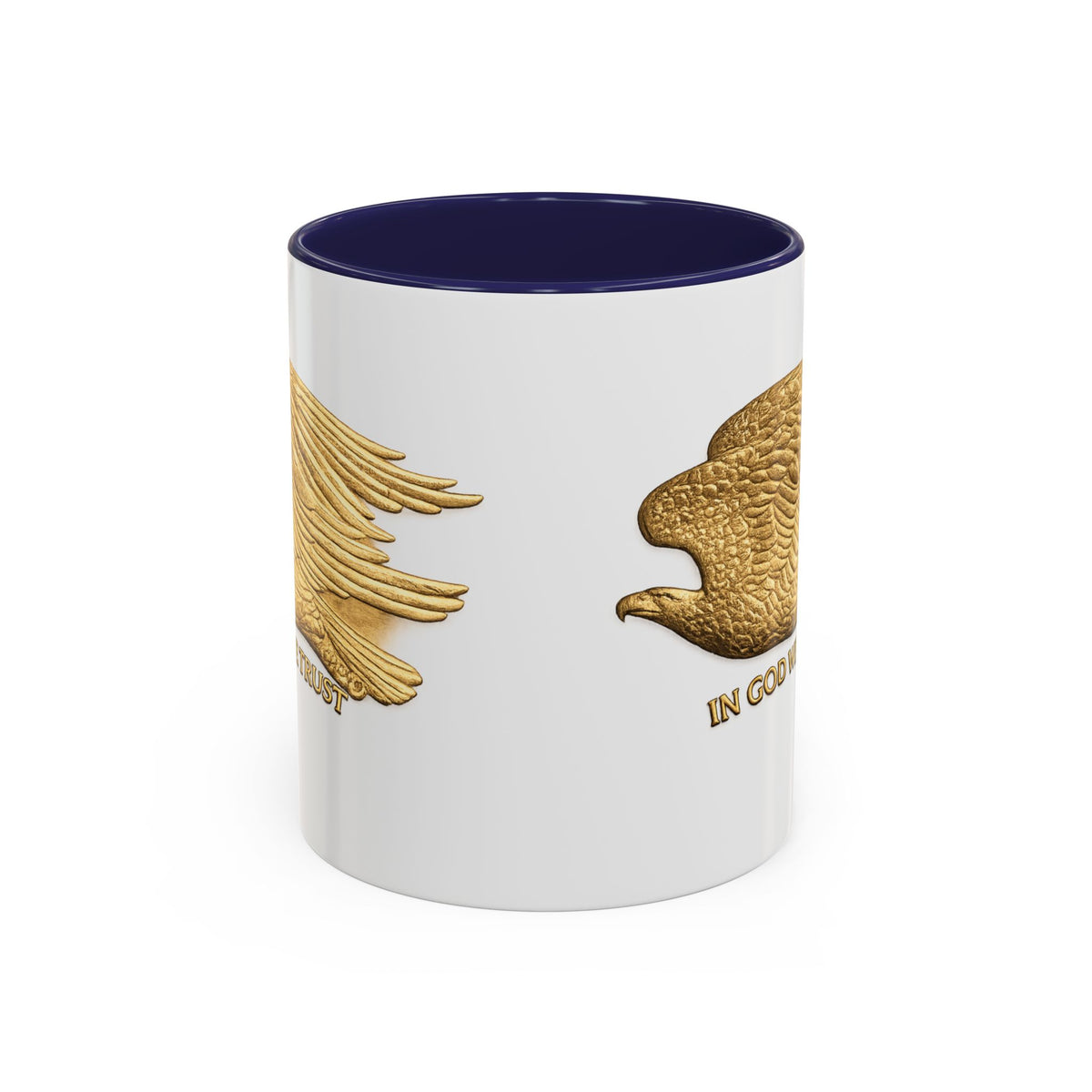 Gold Eagle "In God We Trust" Accent Coffee Mug