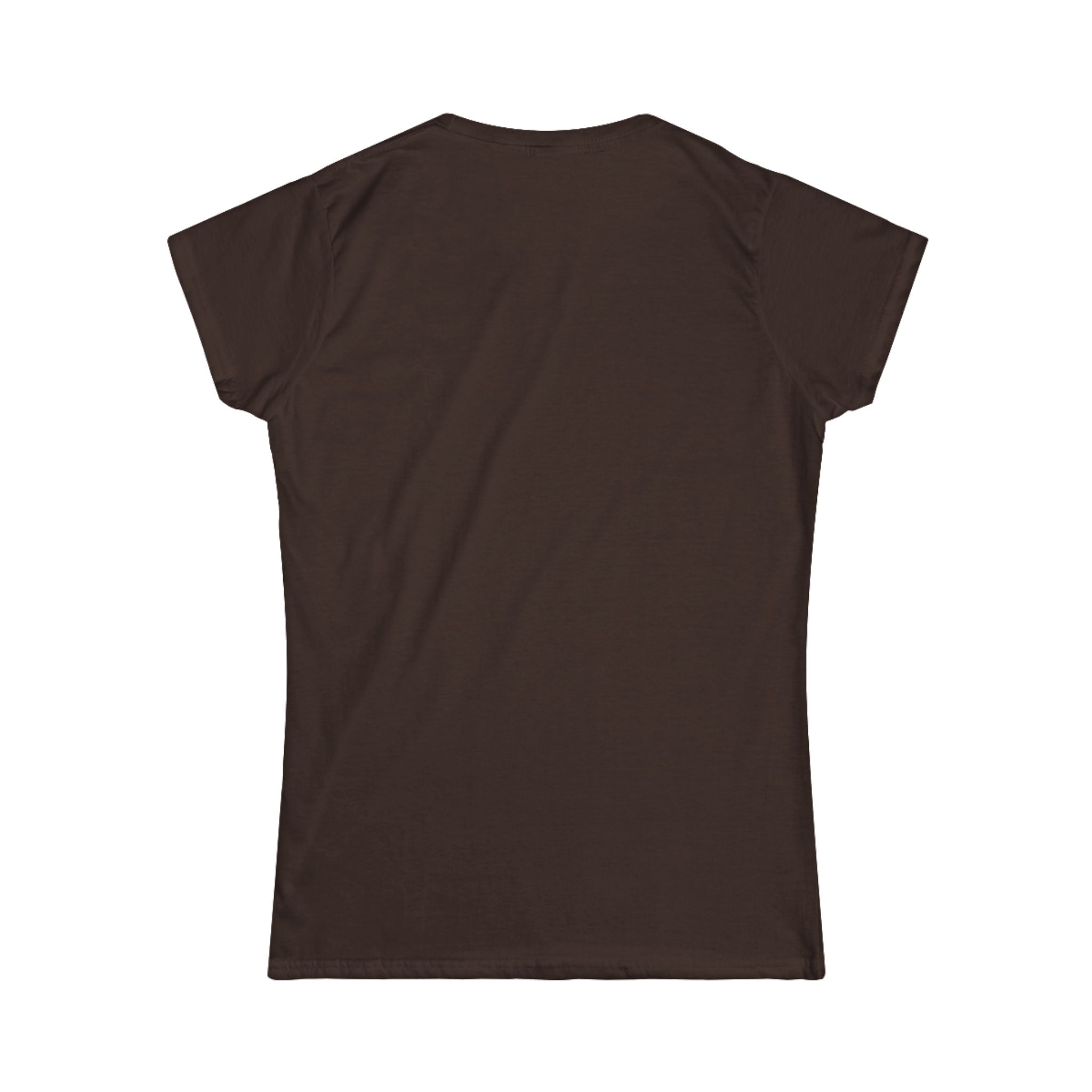 Women's Softstyle Tee — 'Eyes Up Here' Minimal Graphic Shirt