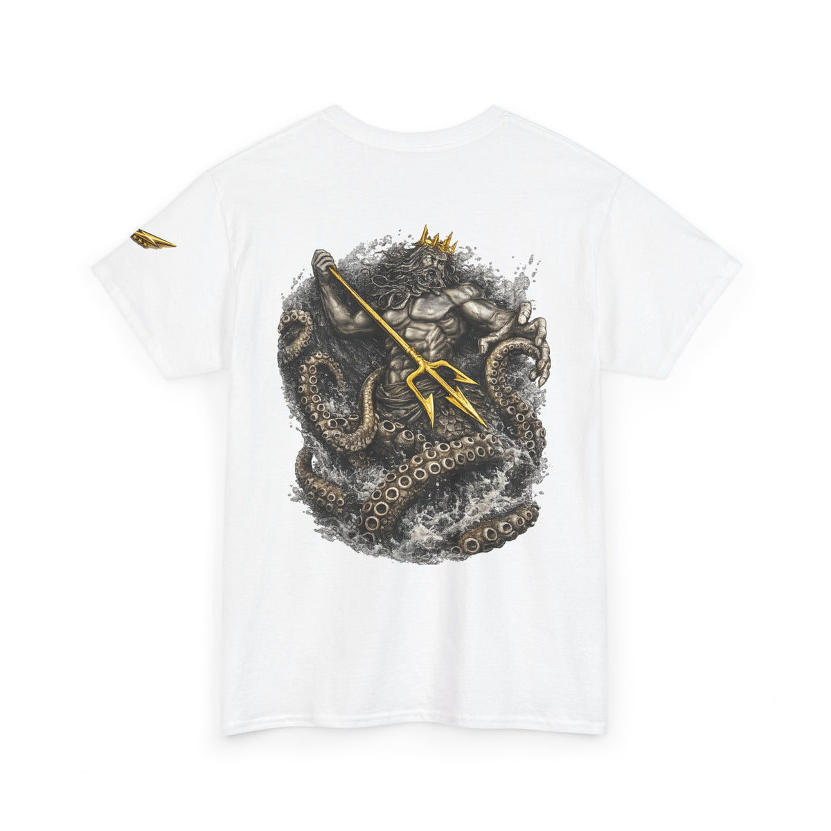 Octopus Trident Graphic Tee — Nautical Sea Monster T-Shirt