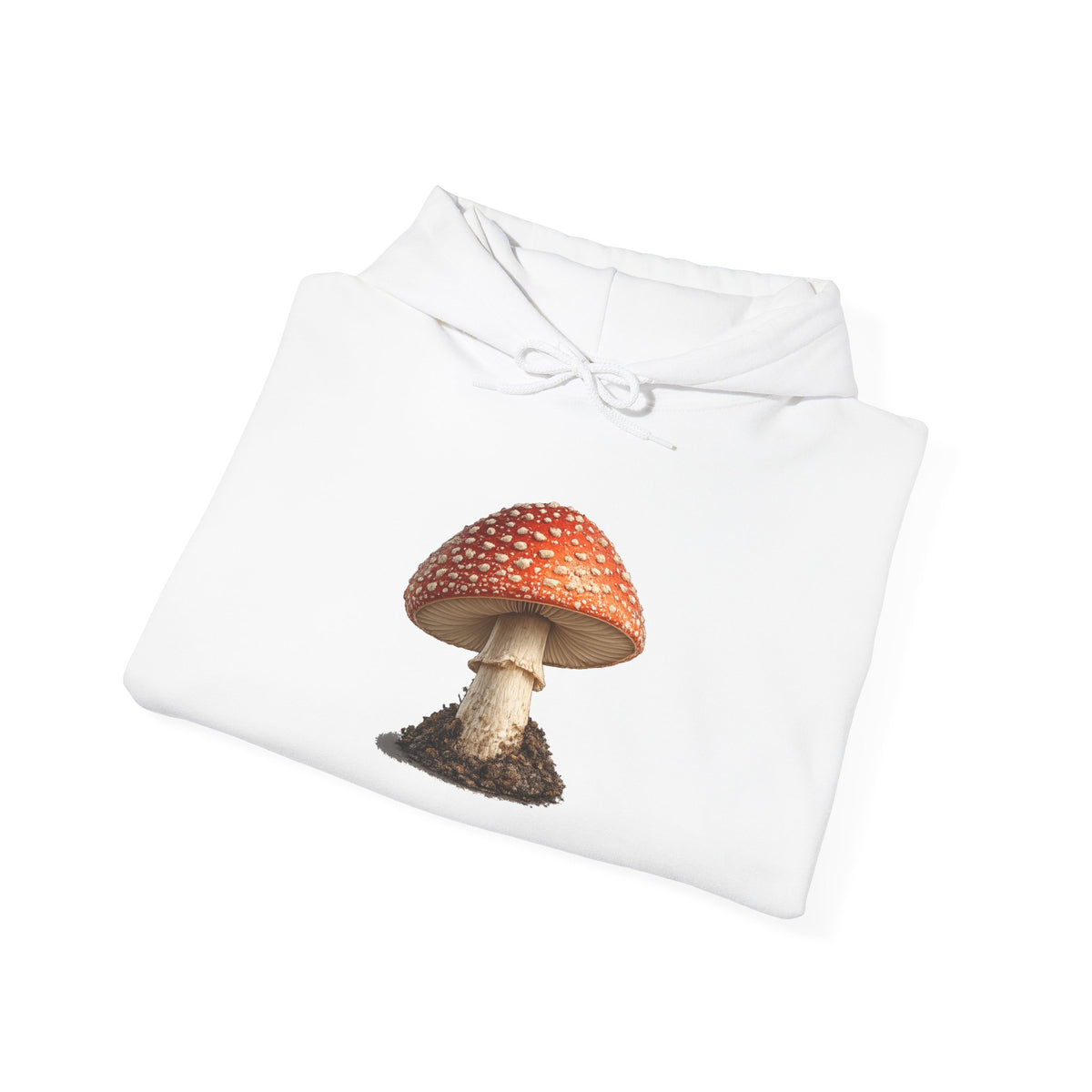 Mushroom Hoodie — Vintage Fly Agaric Fungi Graphic Pullover