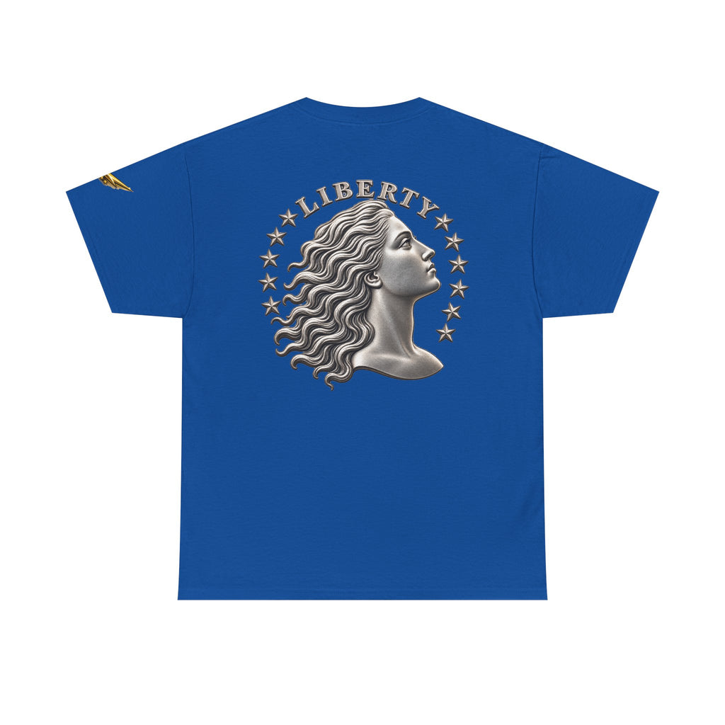 Liberty Coin Profile Tee — Vintage Liberty Head Graphic T-Shirt