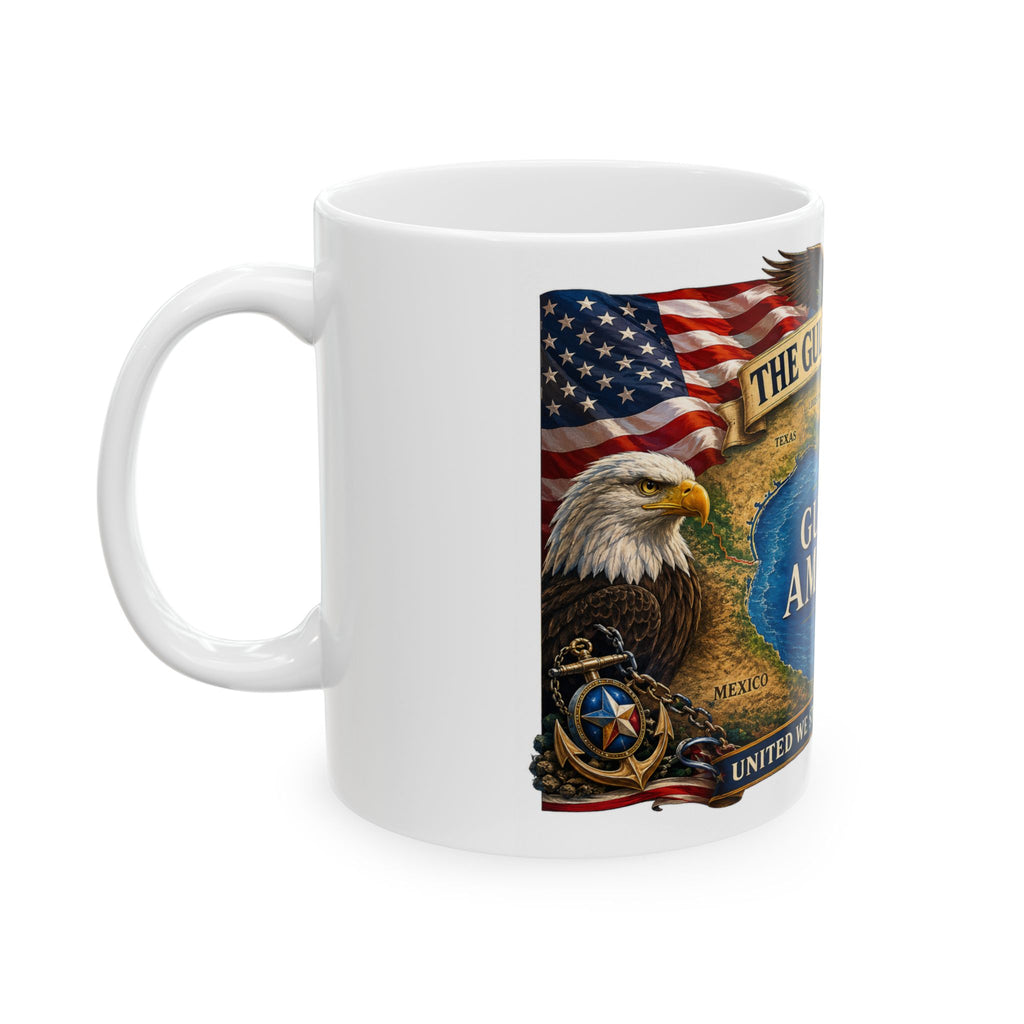Gulf of America Ceramic Mug — Patriotic Map Design (11oz/15oz)
