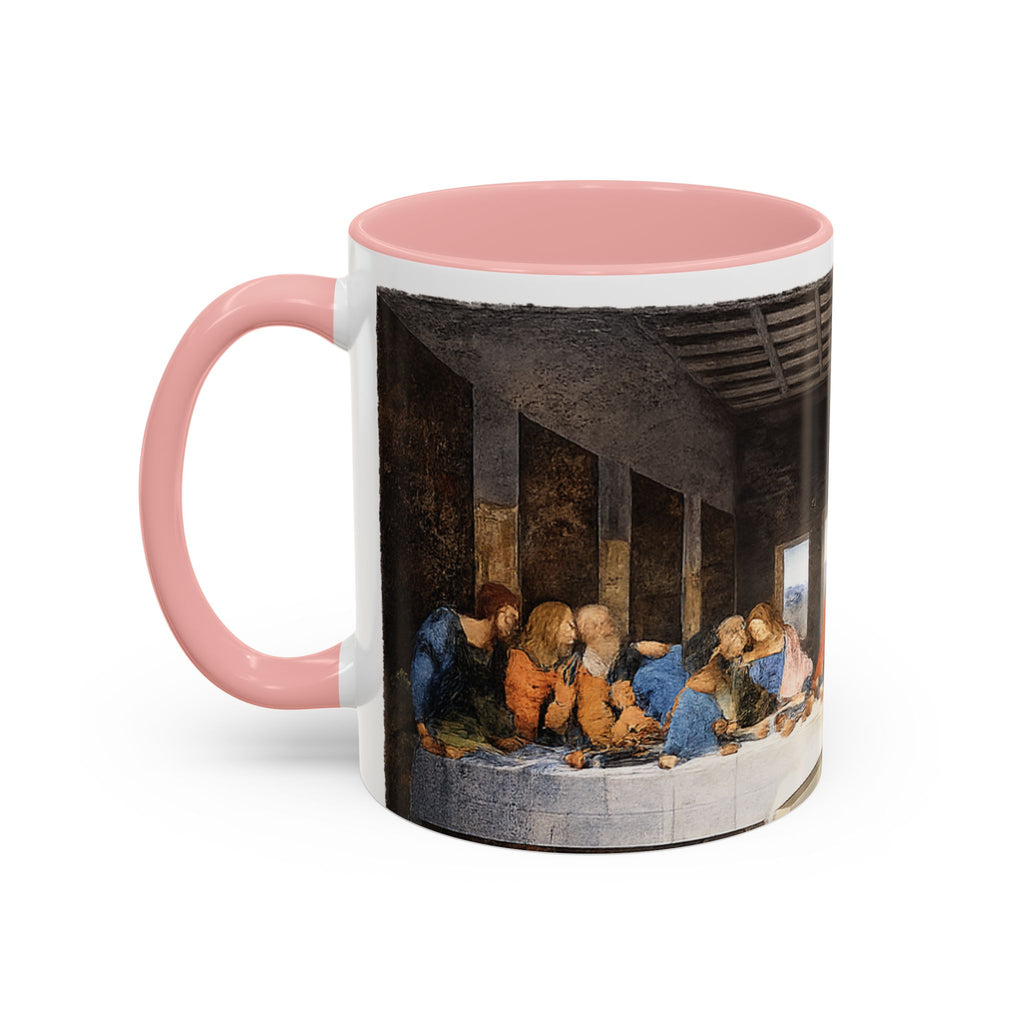 Last Supper Accent Coffee Mug — Religious Art Ceramic Coffee Cup (11/15oz)