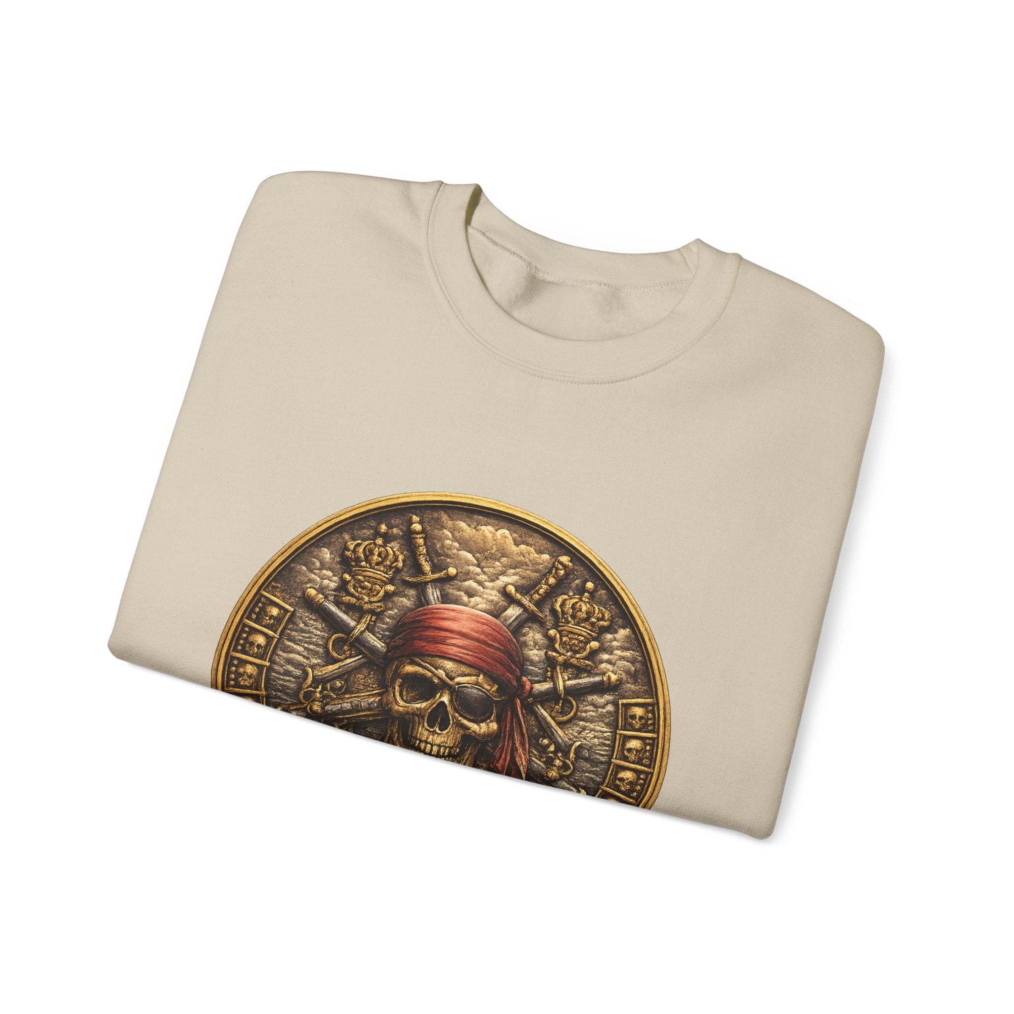 Pirate Skull Coin Crewneck Sweatshirt
