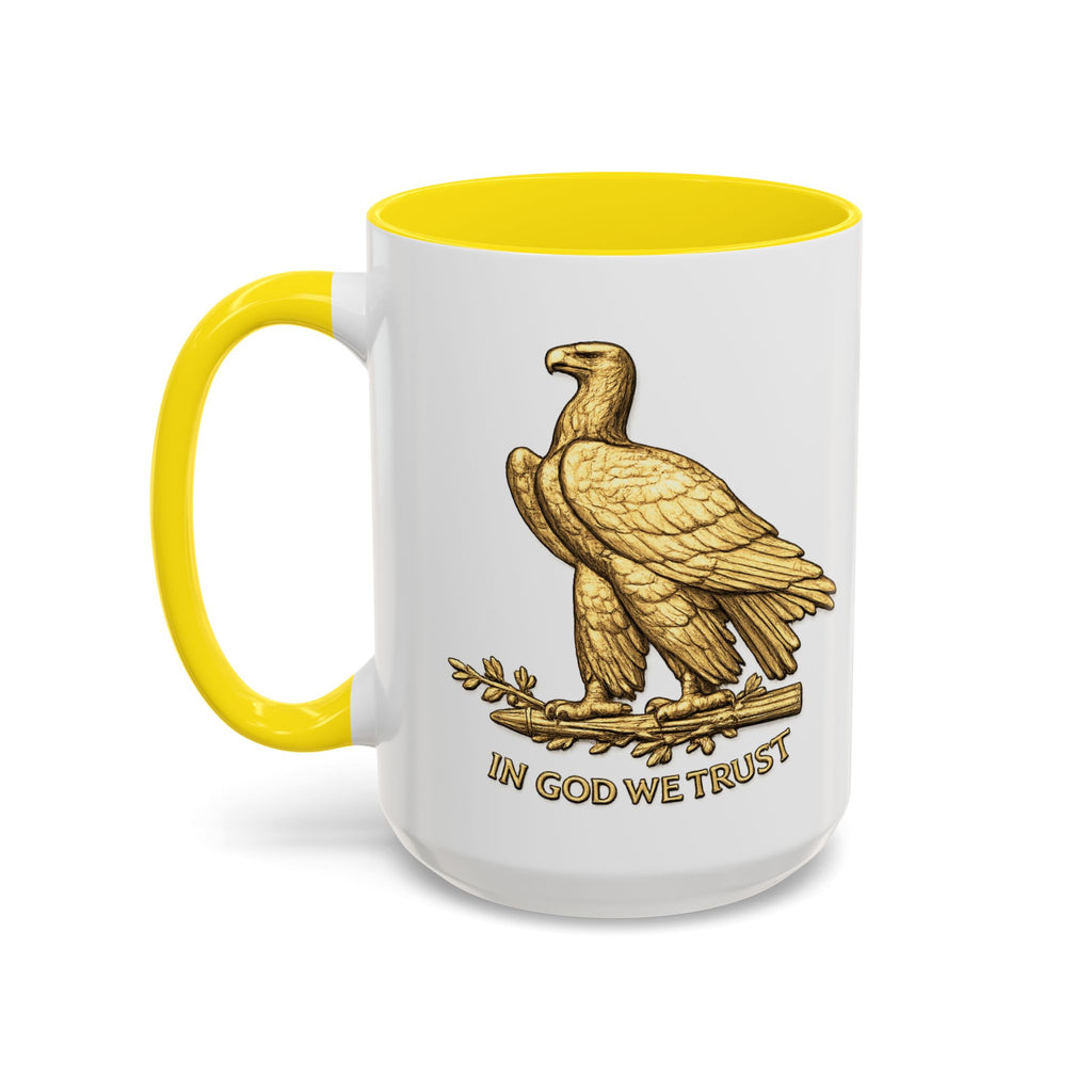 Gold Eagle "In God We Trust" Accent Coffee Mug