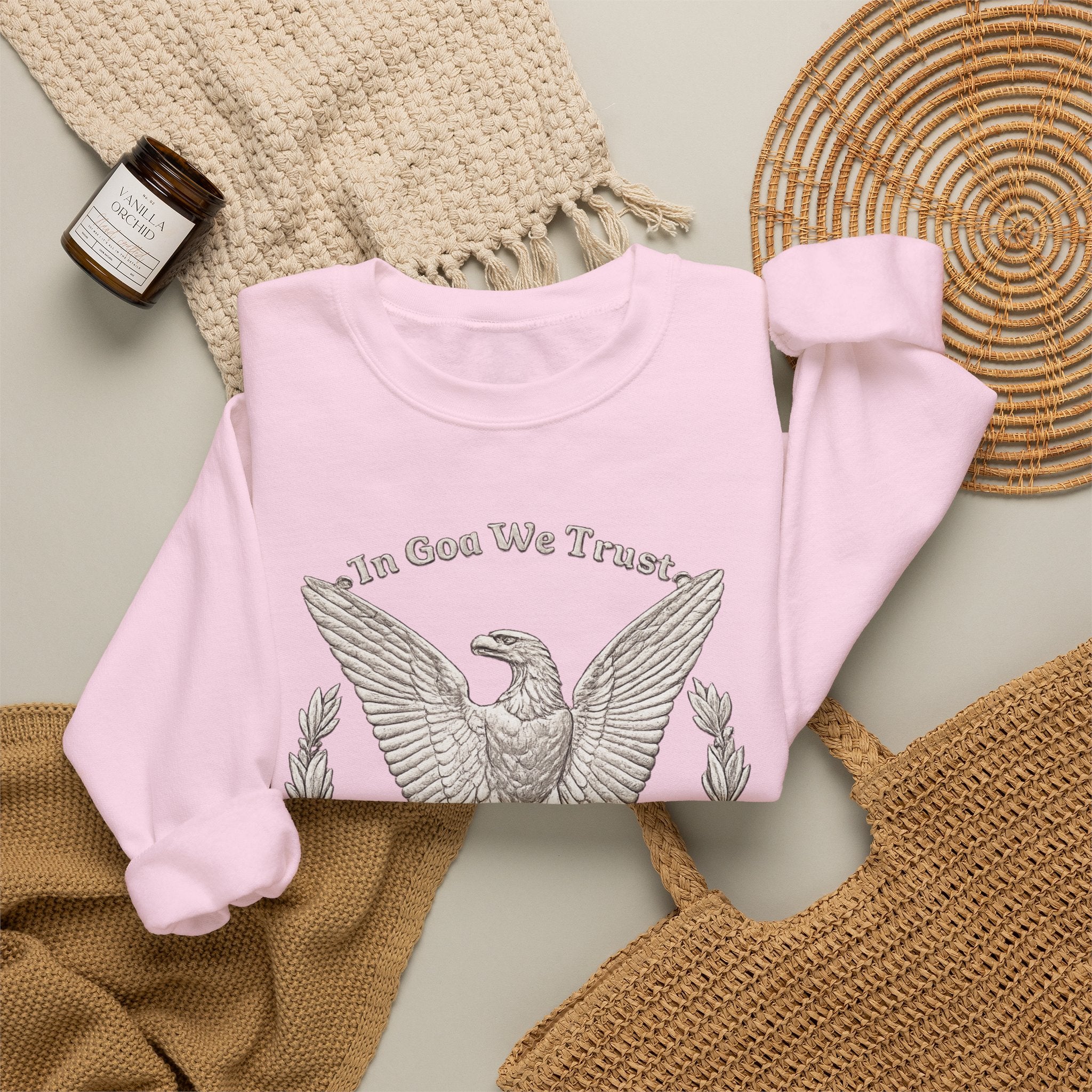 In God We Trust Eagle Crewneck Sweatshirt