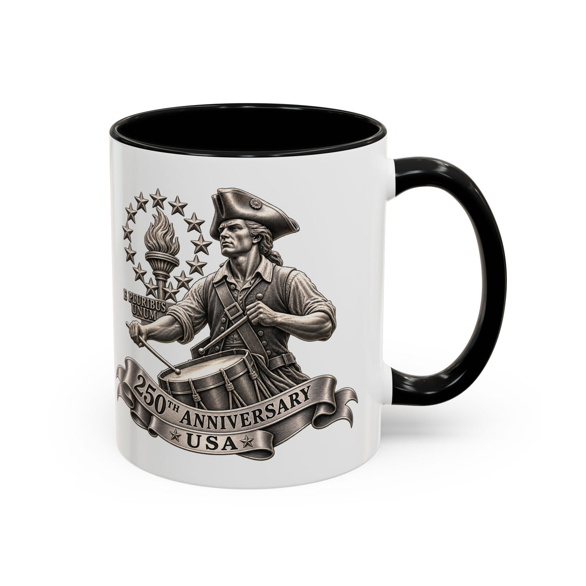 250th Anniversary USA Drum-Major Accent Coffee Mug