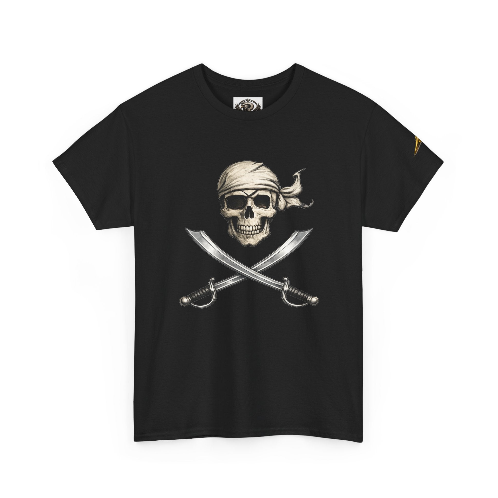 Pirate Skull & Crossed Sabers T‑Shirt