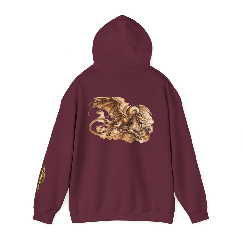 Hoodie — Golden Dragon Art Pullover