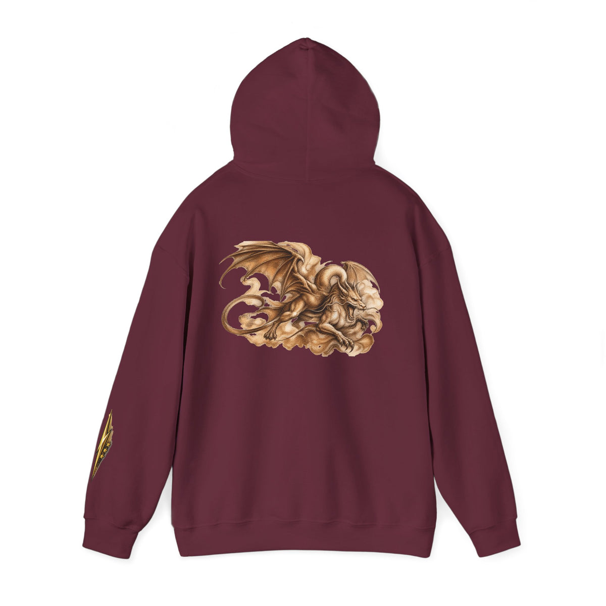 Hoodie — Golden Dragon Art Pullover