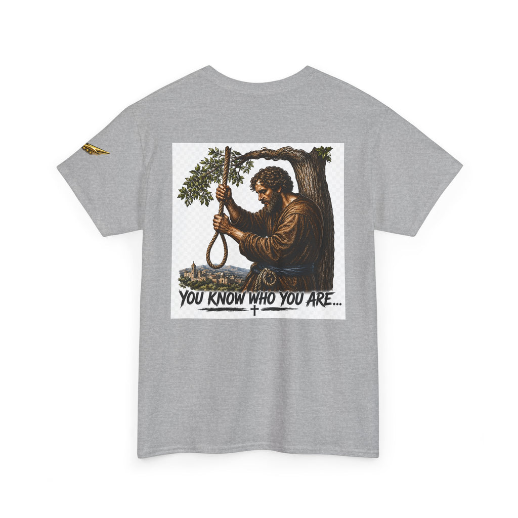 T‑Shirt — 'You Know Who You Are' Vintage Hangman Judas Graphic Tee