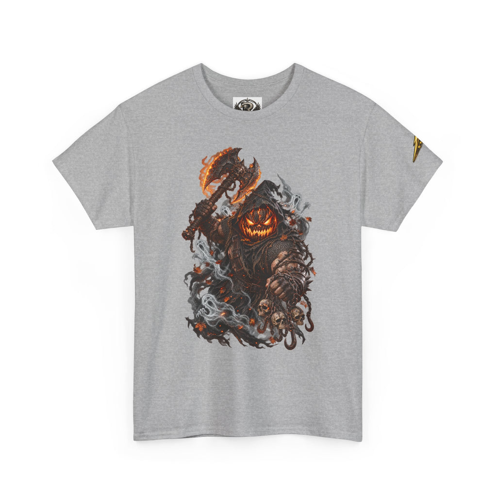 Pumpkin Scarecrow Tee — Spooky Halloween Jack-O'-Lantern Graphic T-Shirt