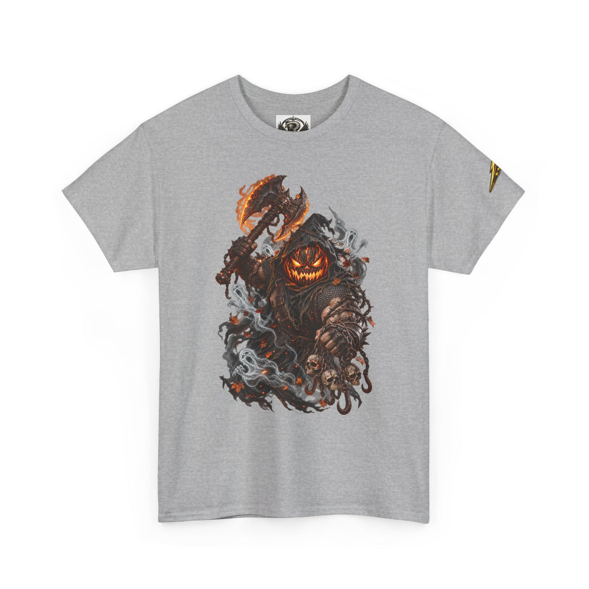 Pumpkin Scarecrow Tee — Spooky Halloween Jack-O'-Lantern Graphic T-Shirt
