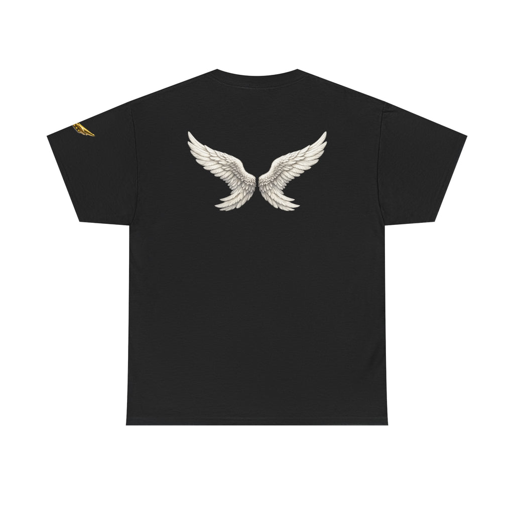 Angel Wings Graphic Tee — White Wing Back Print