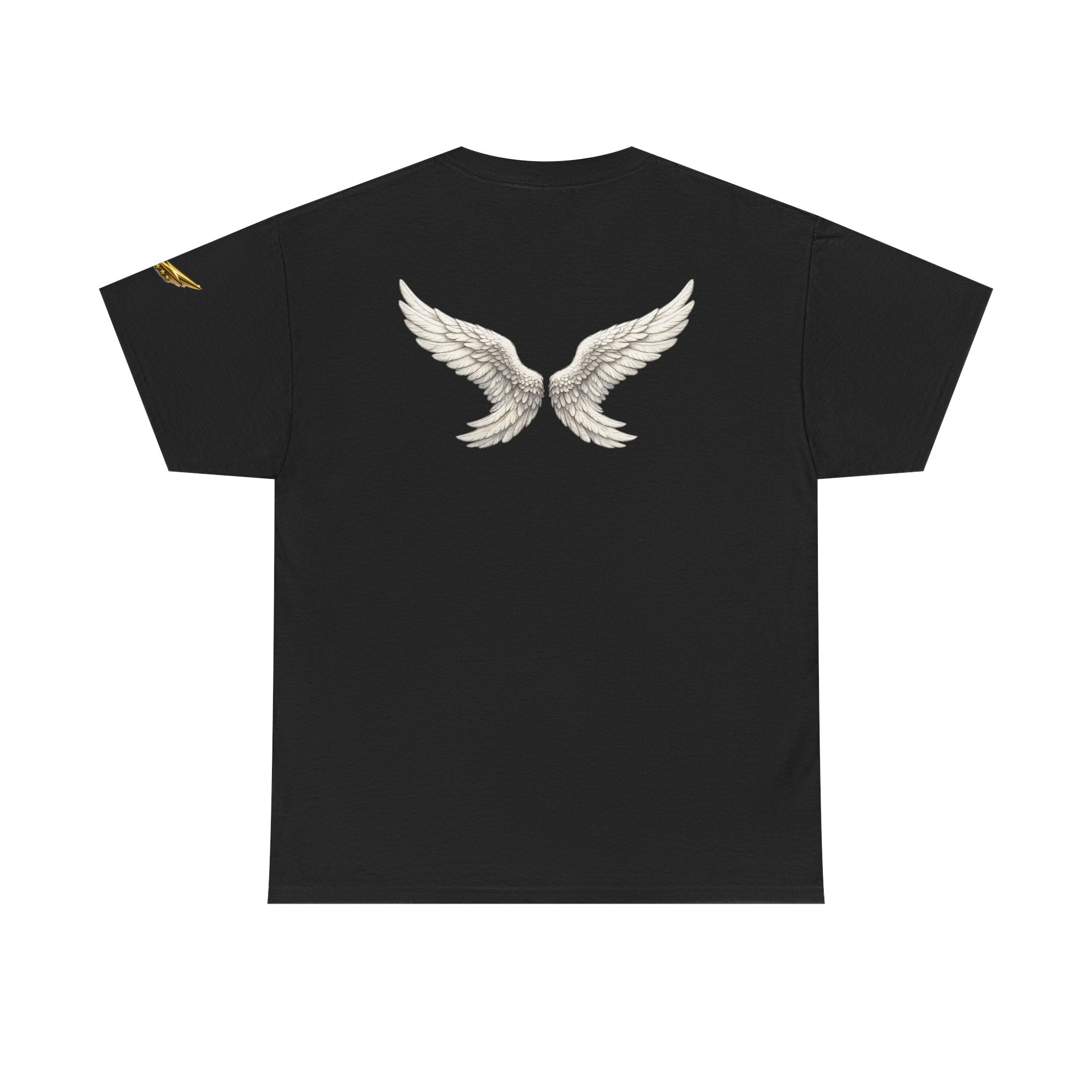 Angel Wings Graphic Tee — White Wing Back Print
