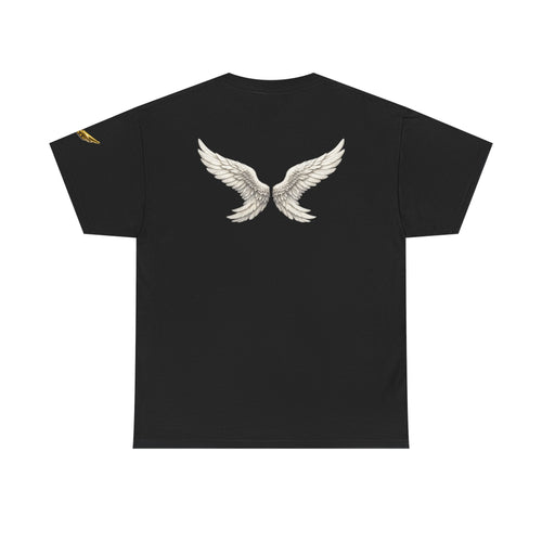 Angel Wings Graphic Tee — White Wing Back Print