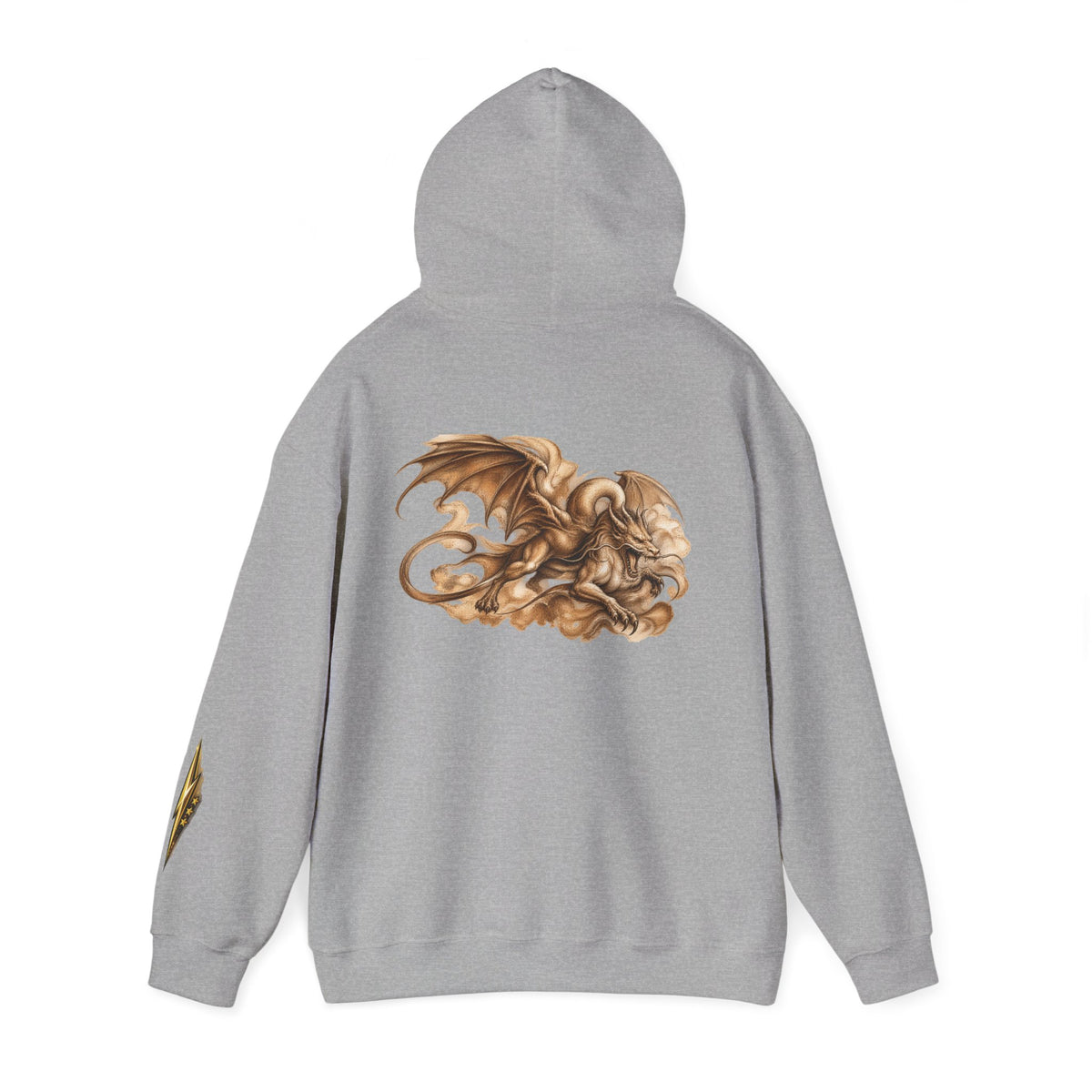 Hoodie — Golden Dragon Art Pullover
