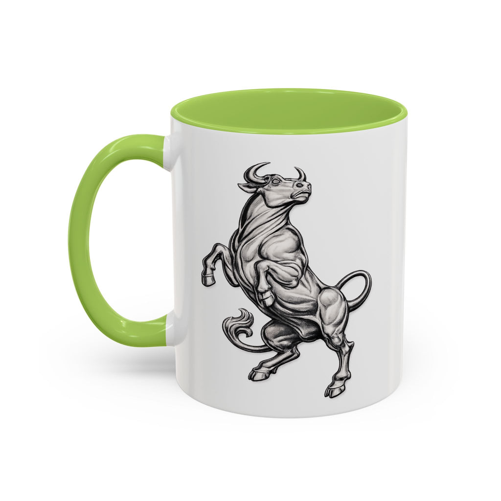 Taurus Bull Coffee Mug — Zodiac Astrology Accent Mug (11/15oz)