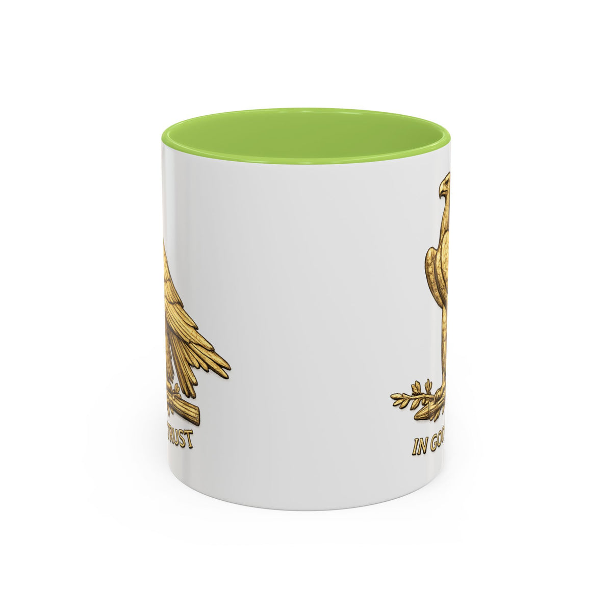 Gold Eagle "In God We Trust" Accent Coffee Mug