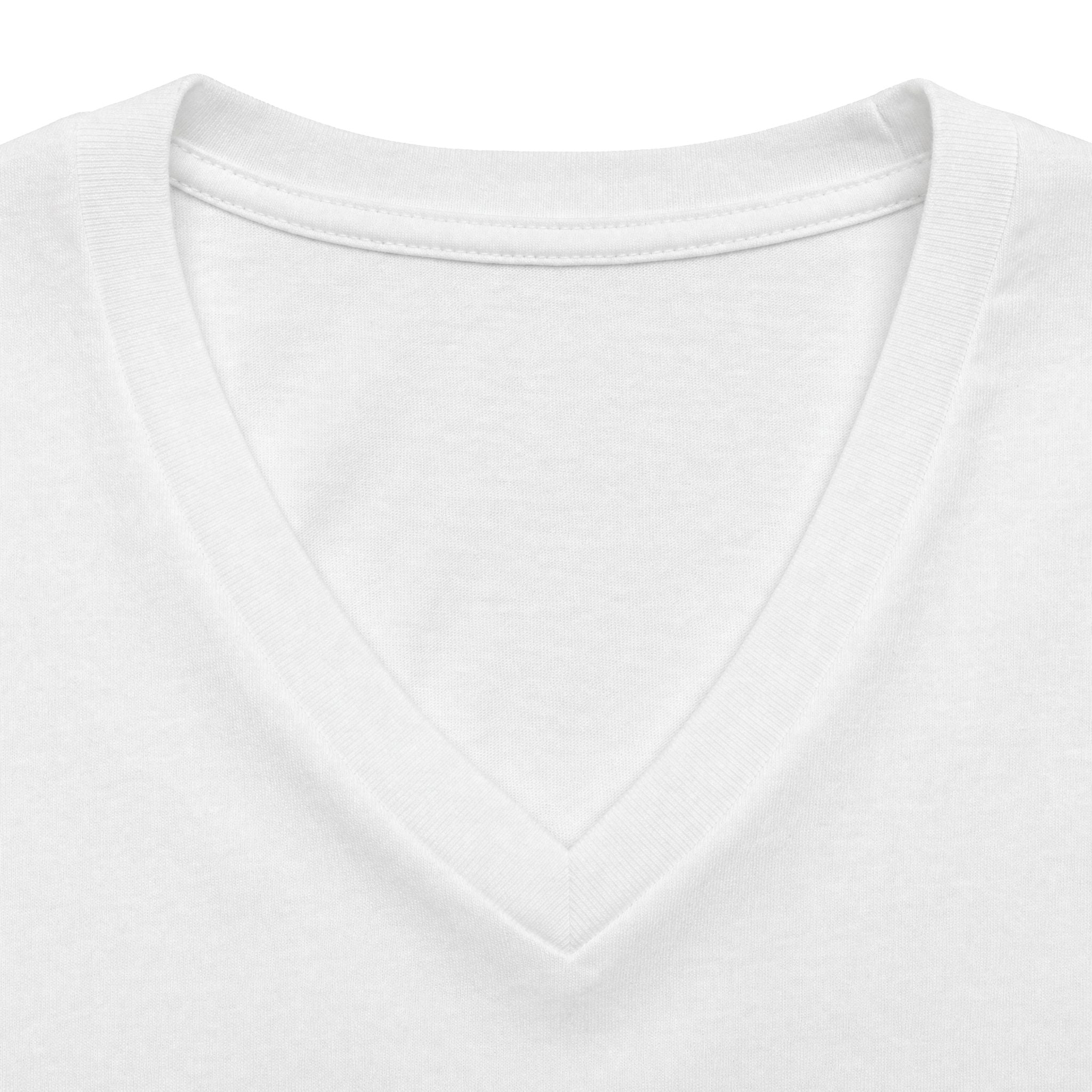 Women's V-Neck Tee — Flying Pig Angel Graphic