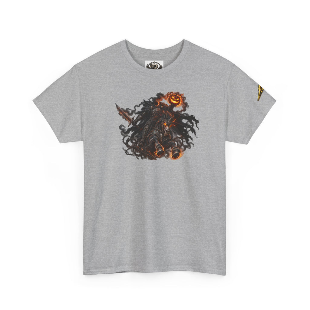 T-Shirt — Gothic Pumpkin Skull Graphic Tee (Halloween Horror Vibe)