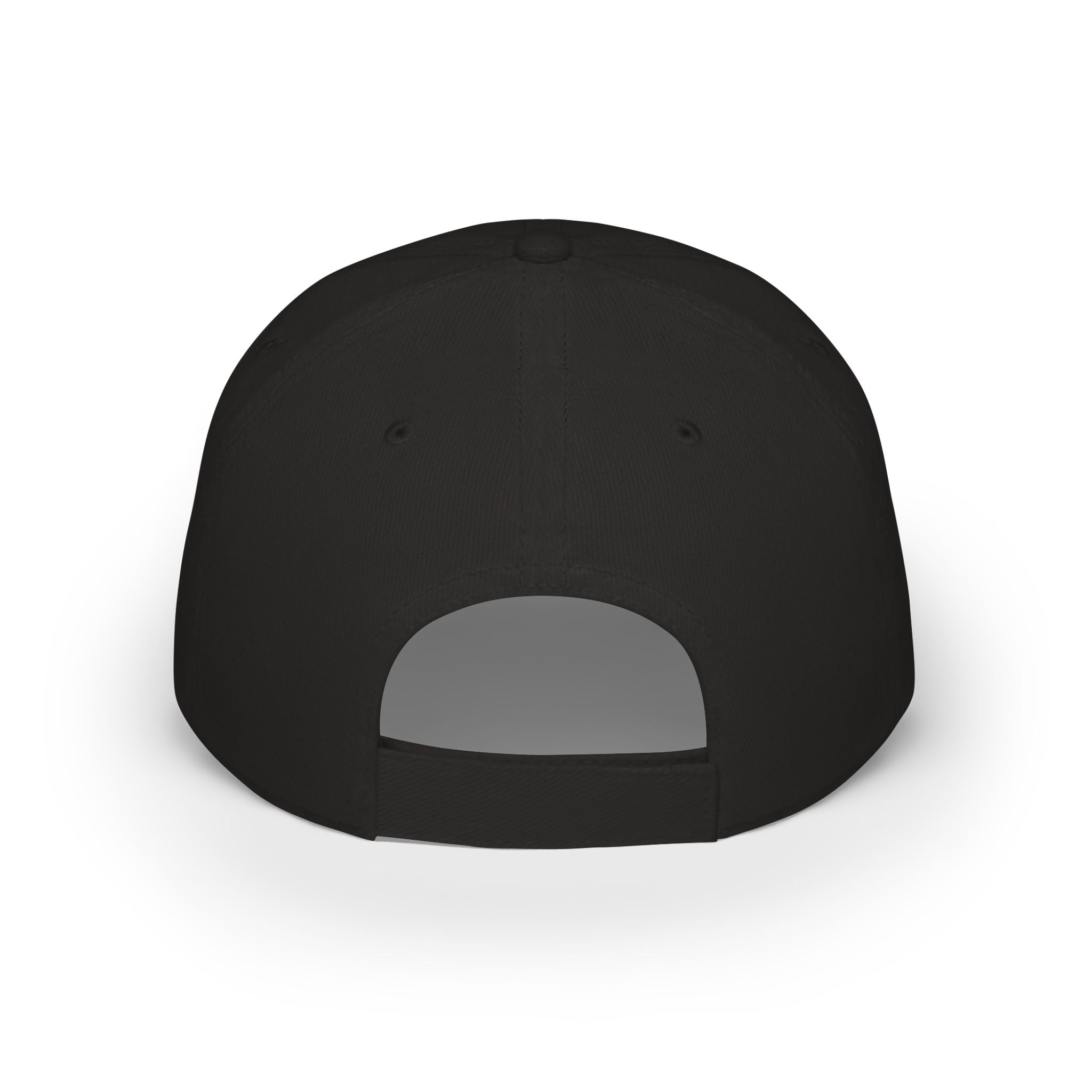 Distressed Captain's Insignia Low Profile Baseball Cap — Minimalist Embroidered Hat