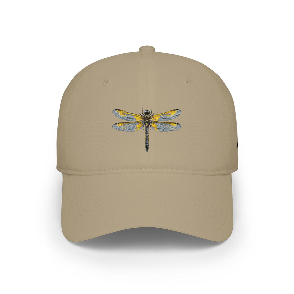 Dragonfly Embroidered Baseball Cap — Colorful Nature Hat