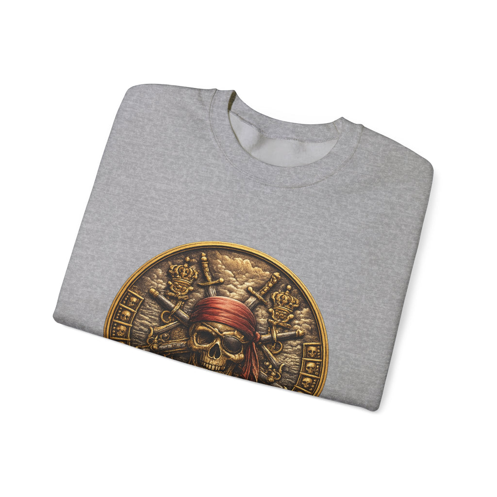Pirate Skull Coin Crewneck Sweatshirt