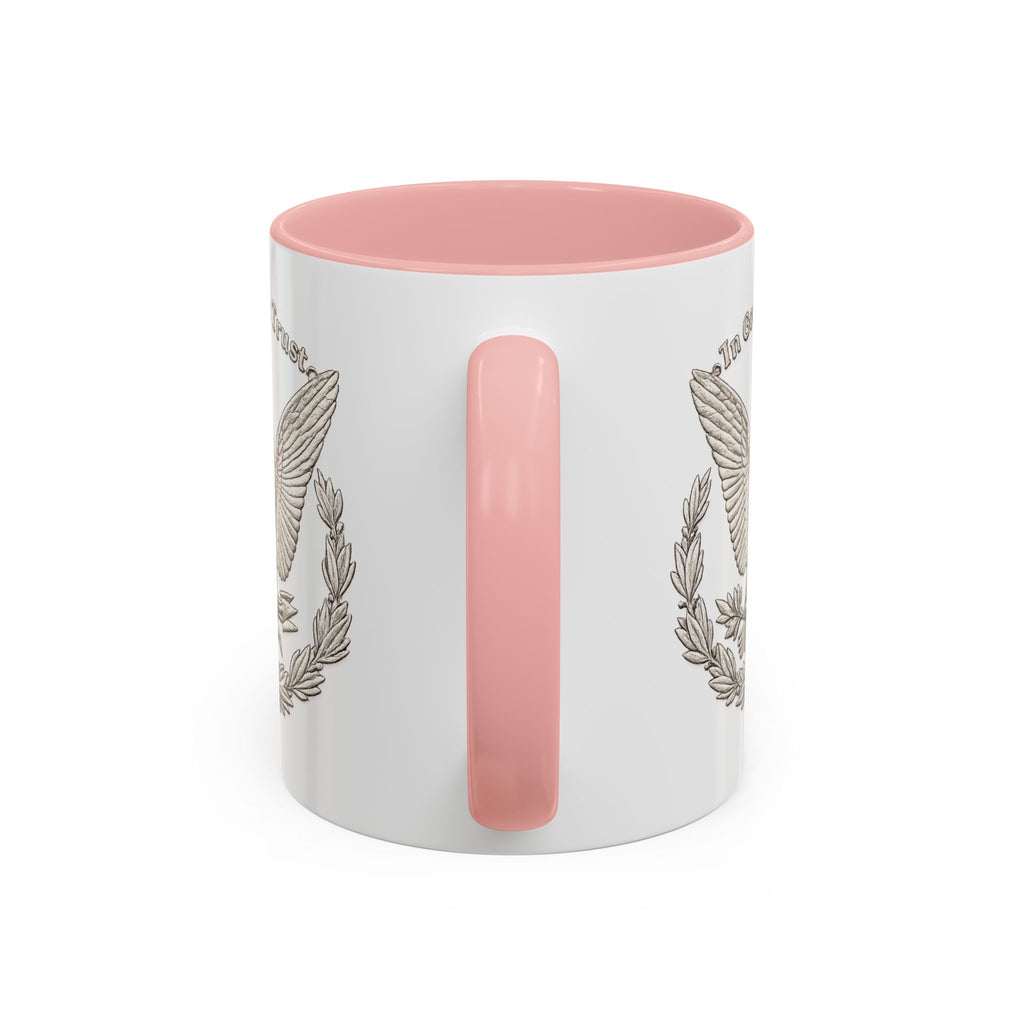 Eagle Emblem Coffee Mug — "In God We Trust" Accent Ceramic Mug (11/15oz)