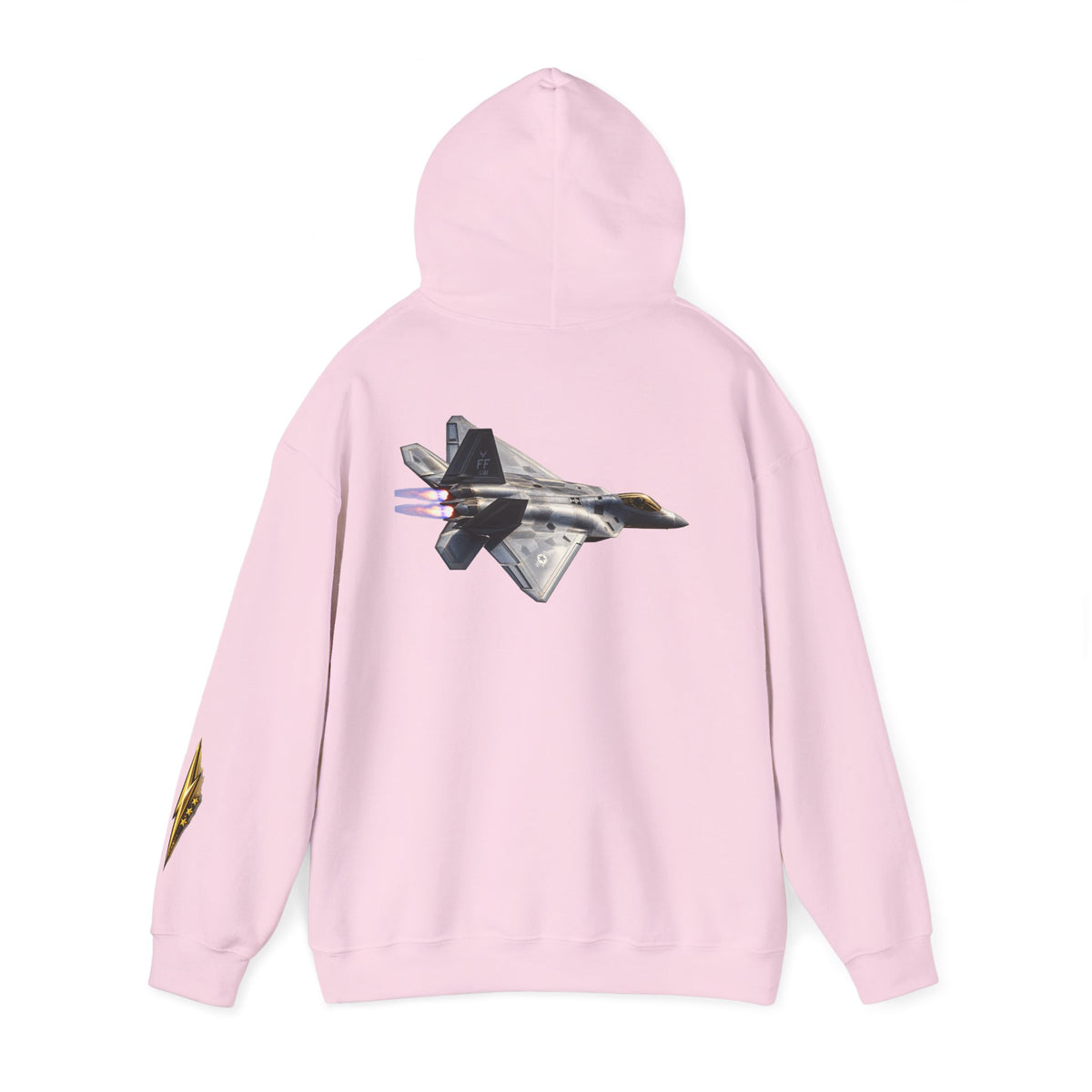 F-22 Raptor Jet Hoodie — Military Aircraft Pilot Flight Sweatshirt