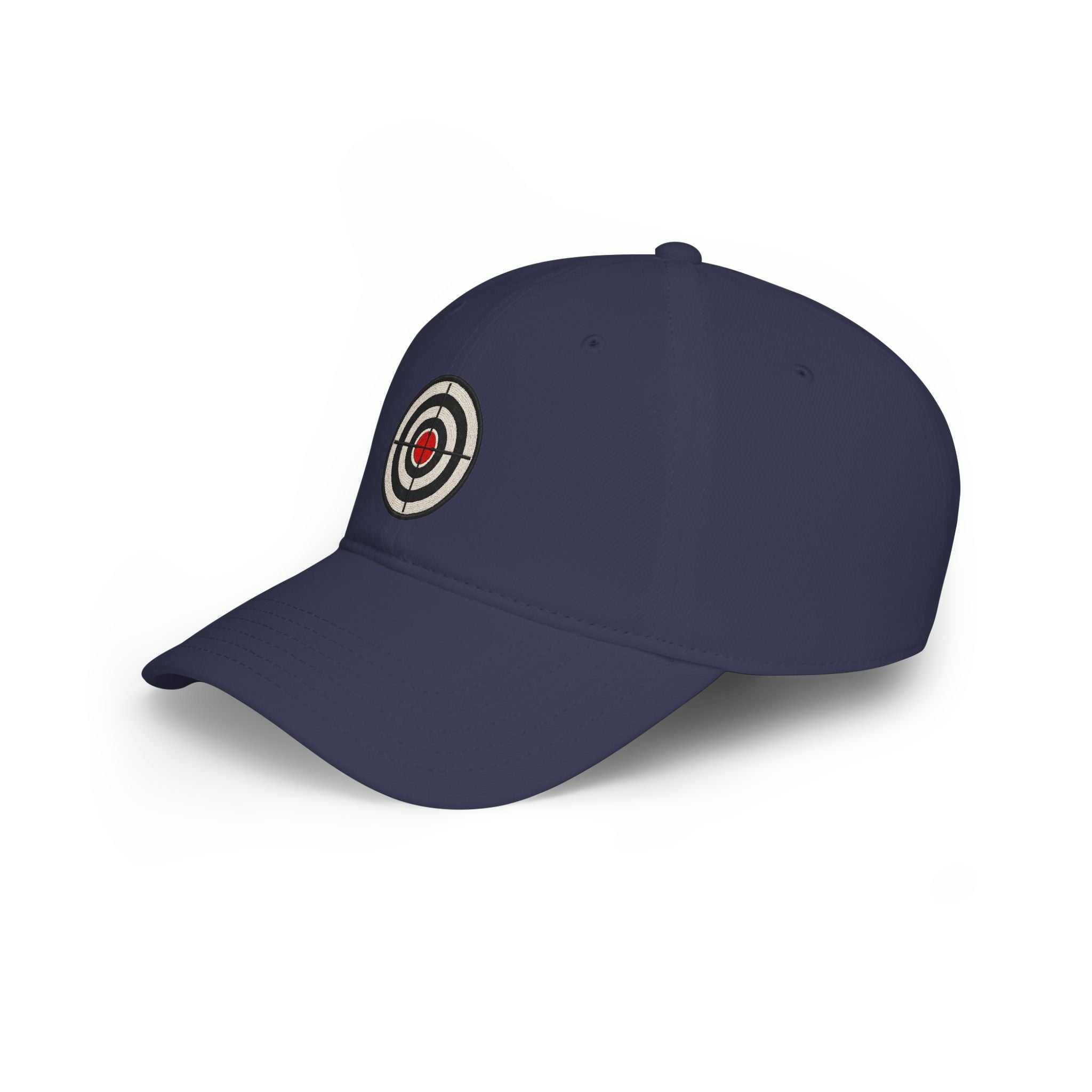 Target Bullseye Baseball Cap — Red Low Profile Hat