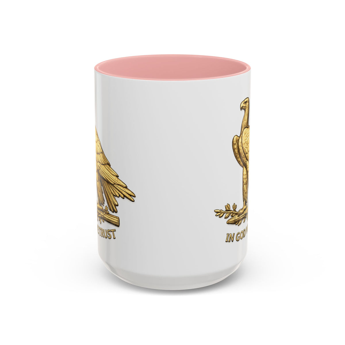 Gold Eagle "In God We Trust" Accent Coffee Mug