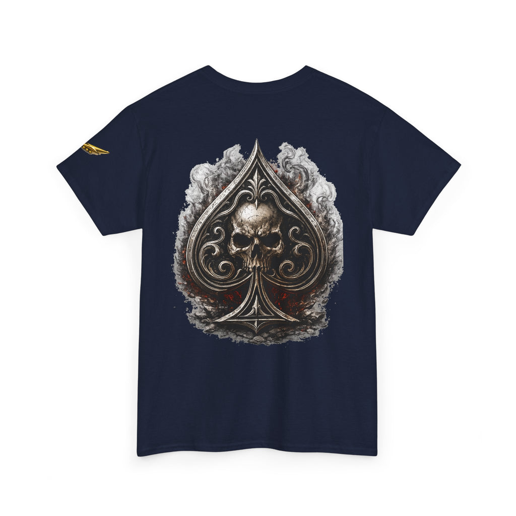 Skull Ace Tee — Gothic Spade Graphic T-Shirt