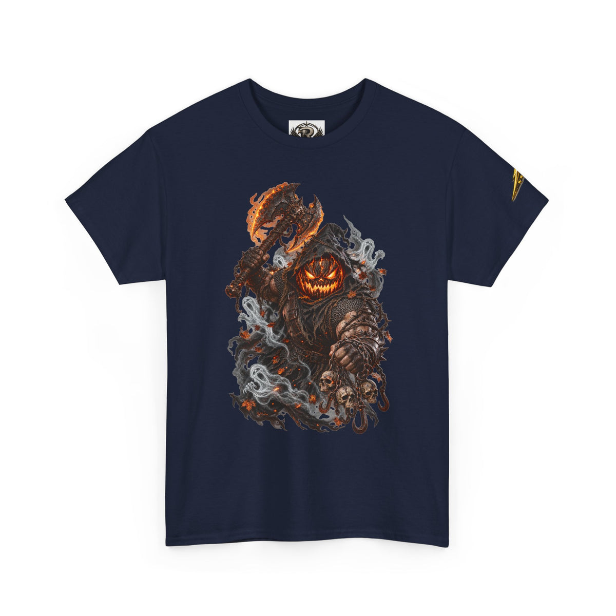 Pumpkin Scarecrow Tee — Spooky Halloween Jack-O'-Lantern Graphic T-Shirt