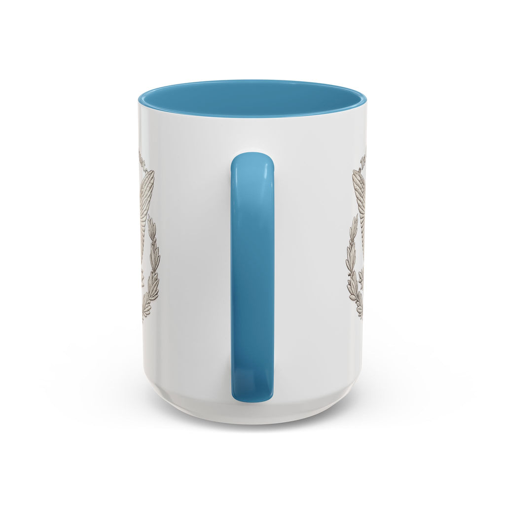 Eagle Emblem Coffee Mug — "In God We Trust" Accent Ceramic Mug (11/15oz)