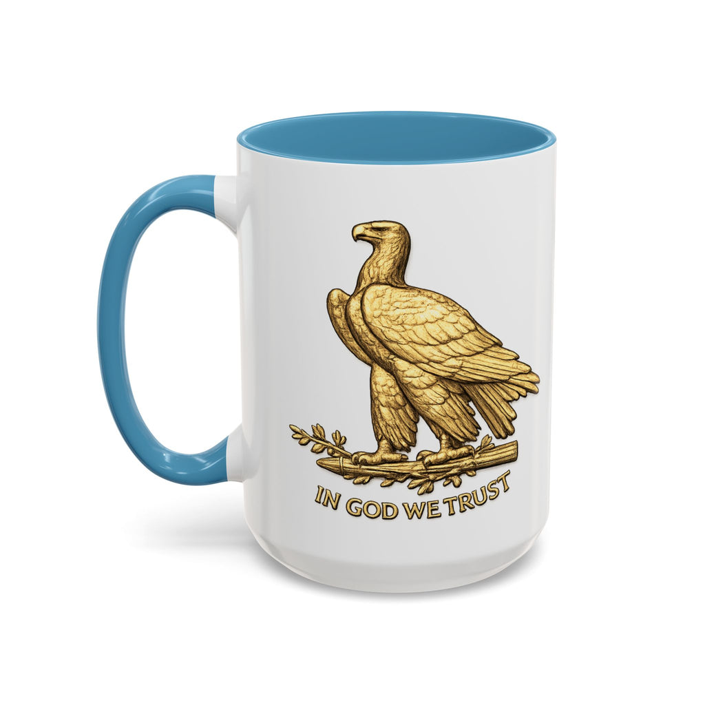Gold Eagle "In God We Trust" Accent Coffee Mug