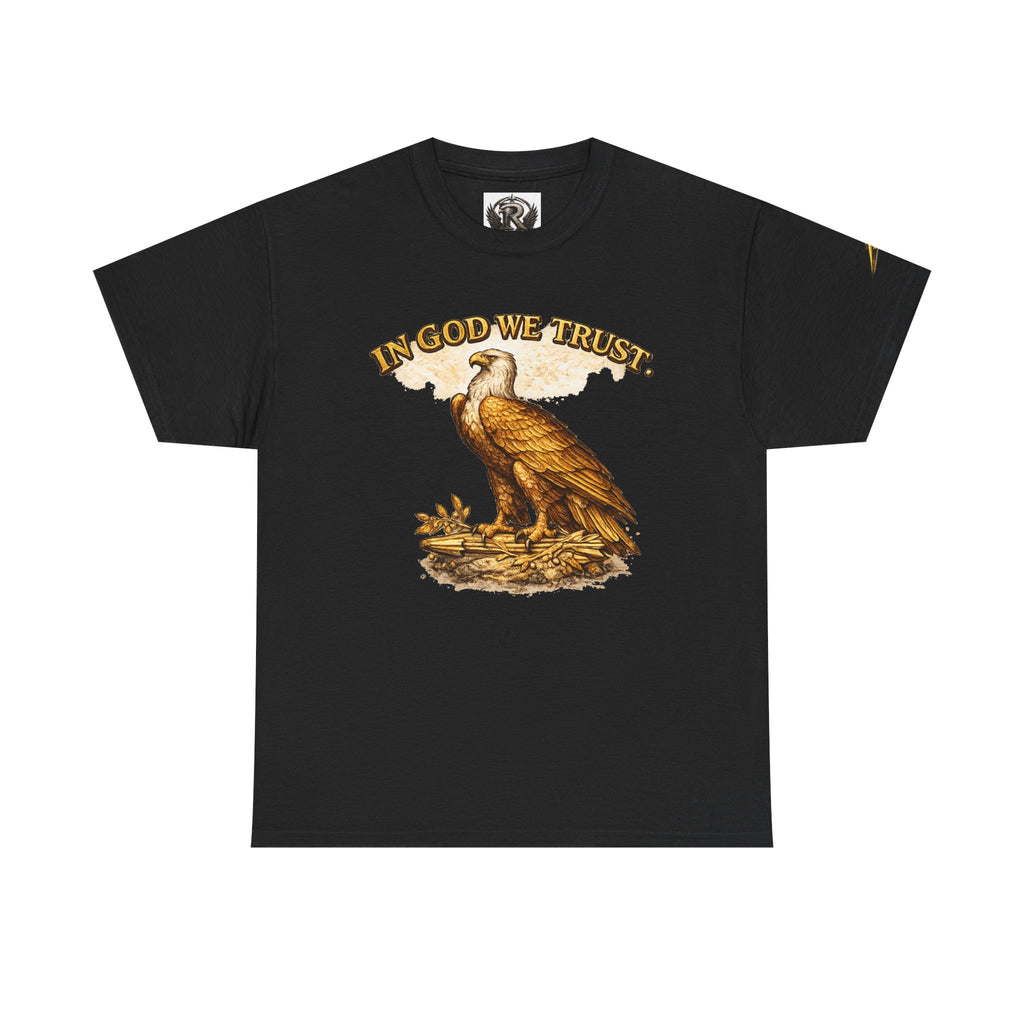 T-Shirt — "In God We Trust" Eagle & American Flag Patriotic Tee
