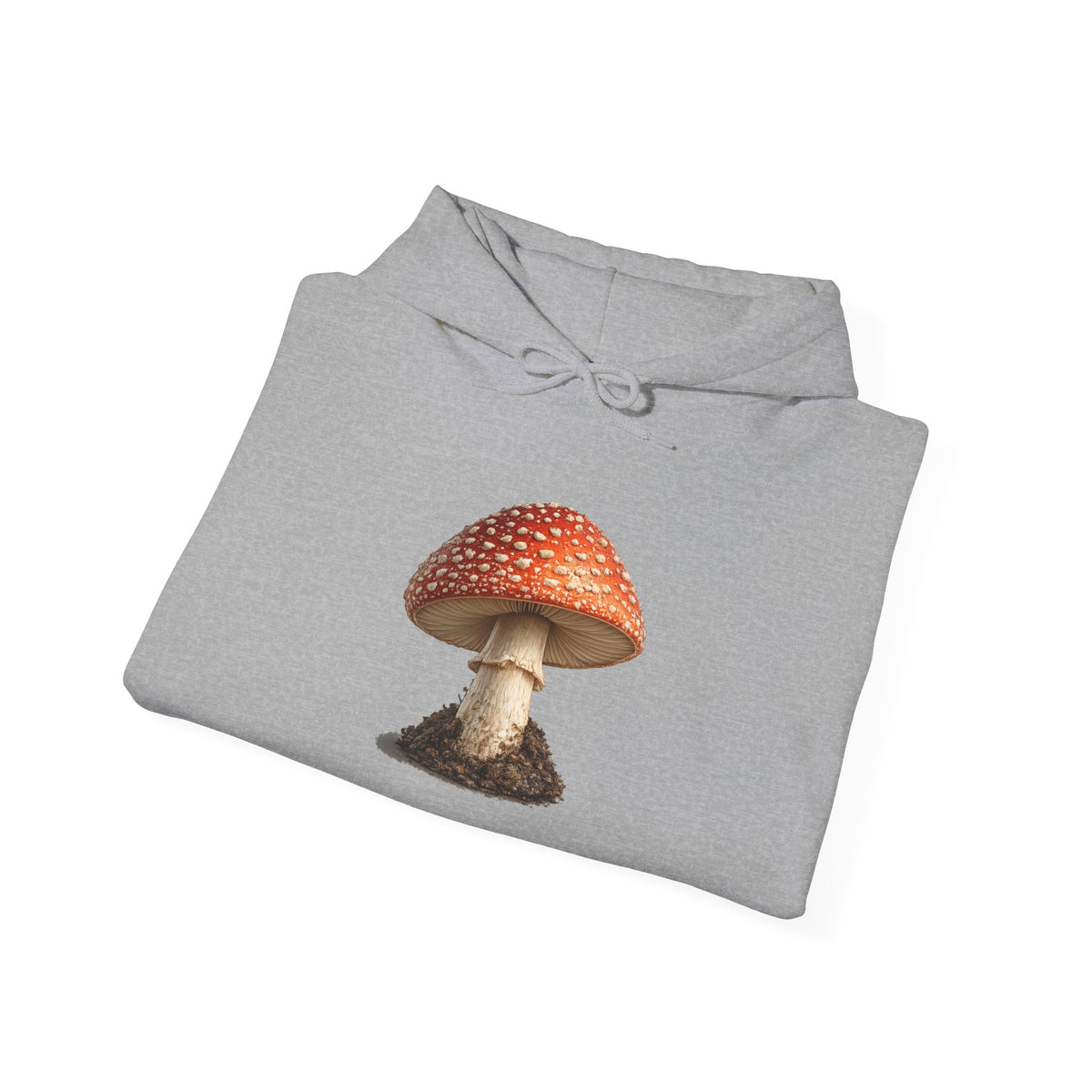 Mushroom Hoodie — Vintage Fly Agaric Fungi Graphic Pullover